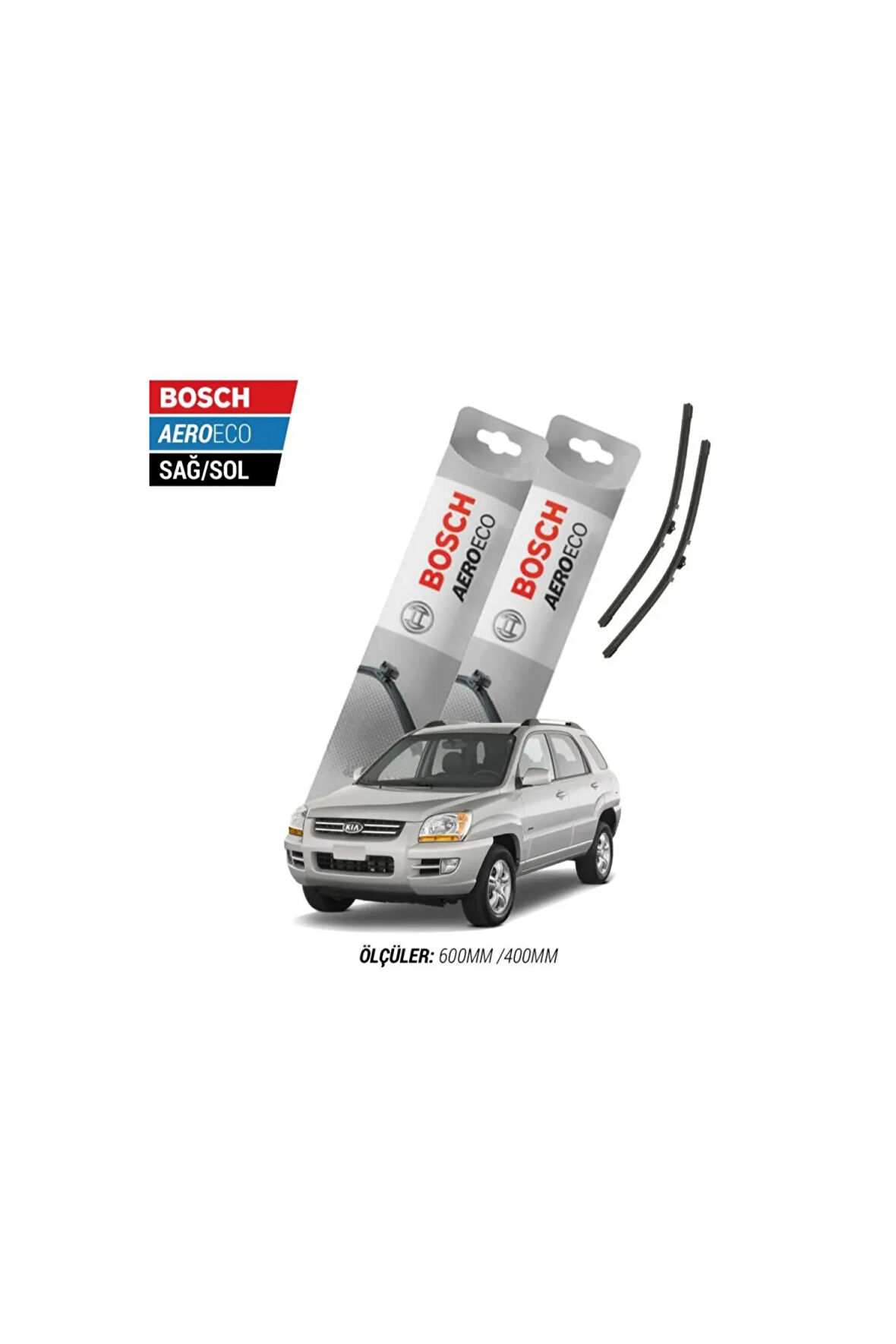 Kia Sportage 2008 Model Bosch Aeroeco Muz Silecek Takımı