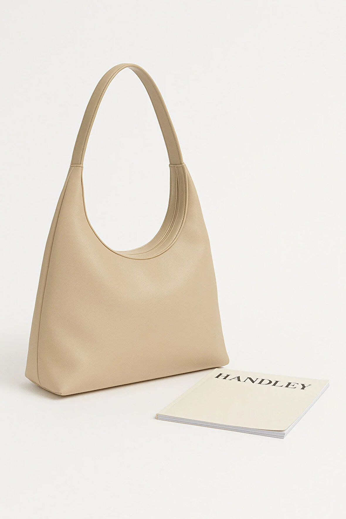 Elegant Shopper Suni Deri Omuz Çantası