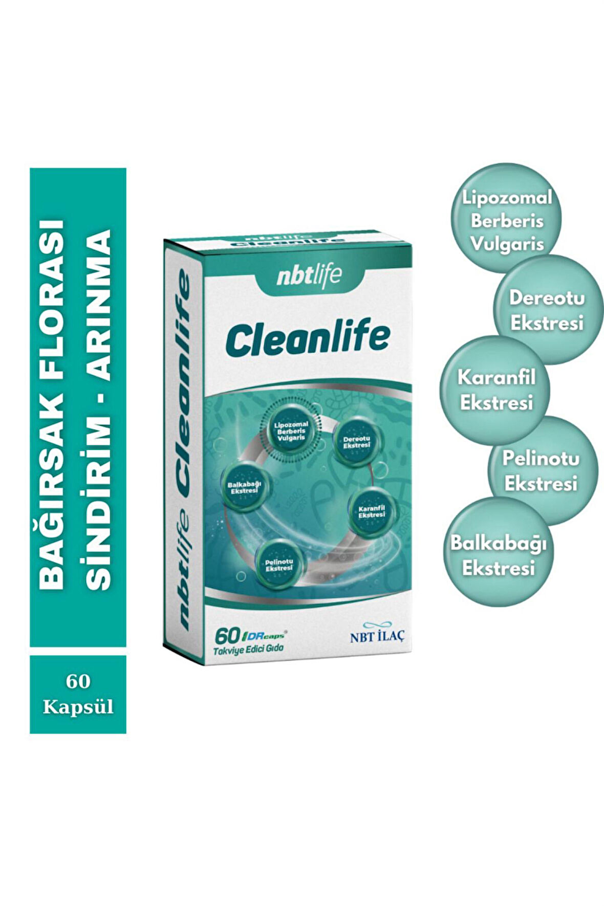 Nbt Life Cleanlife 60 Kapsül