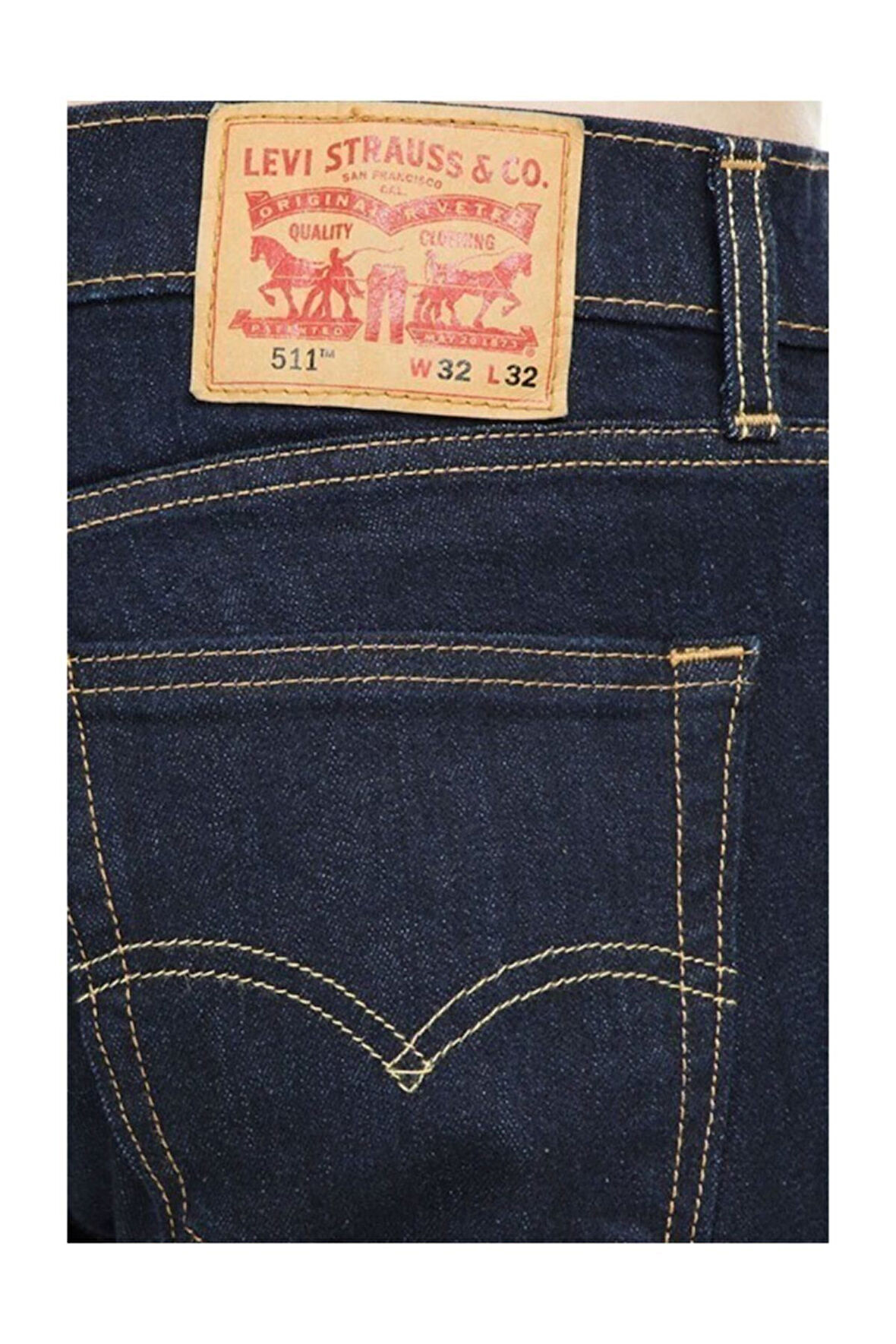 Erkek Lacivert  Slim Jean 04511-1042 511
