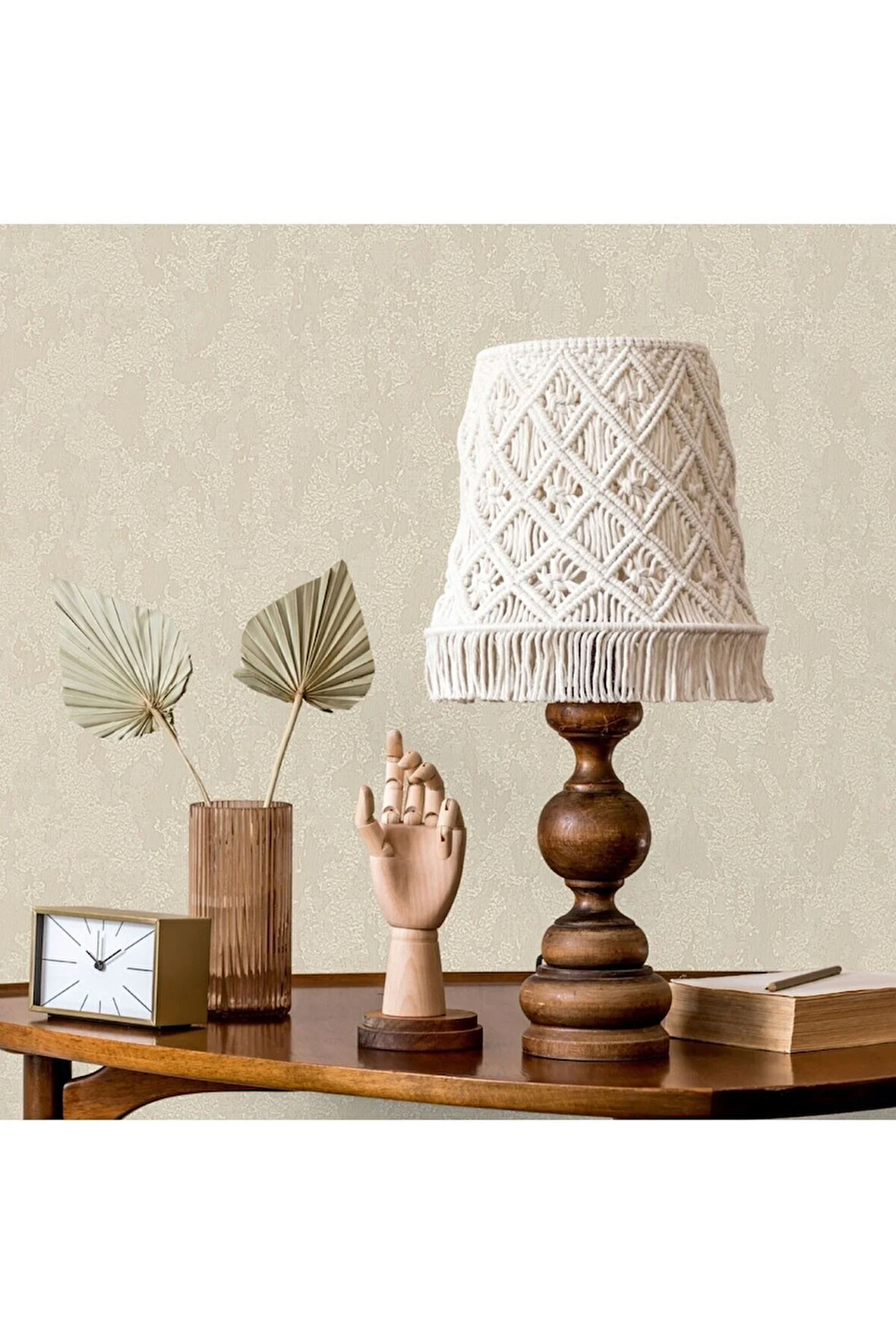 Dante 1402-4 Düz Desen Duvar Kağıdı (vizon)