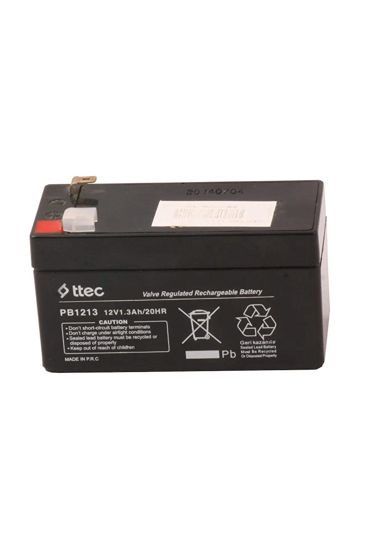 Ttec 12v 1.3ah Bakımsız Kuru Akü
