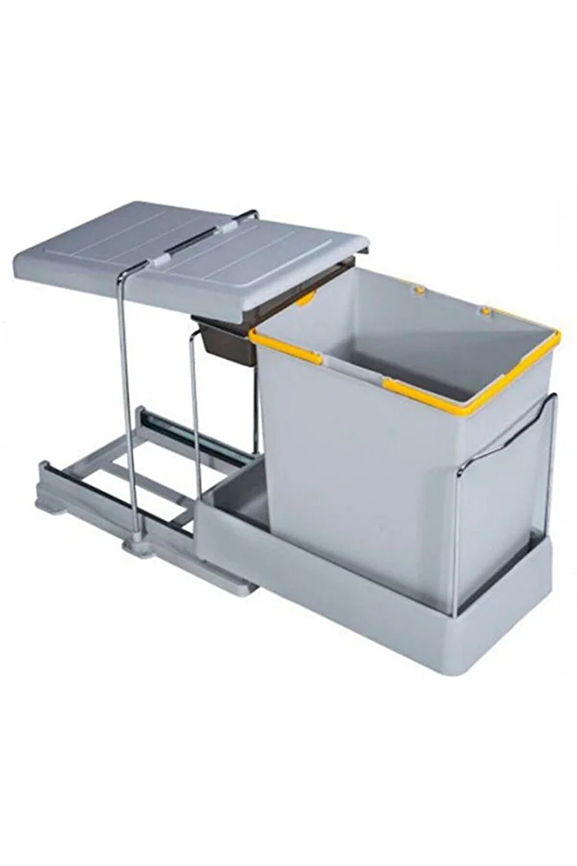 Raylı Plastik Tek Kova 16 Lt Çöp Kovası