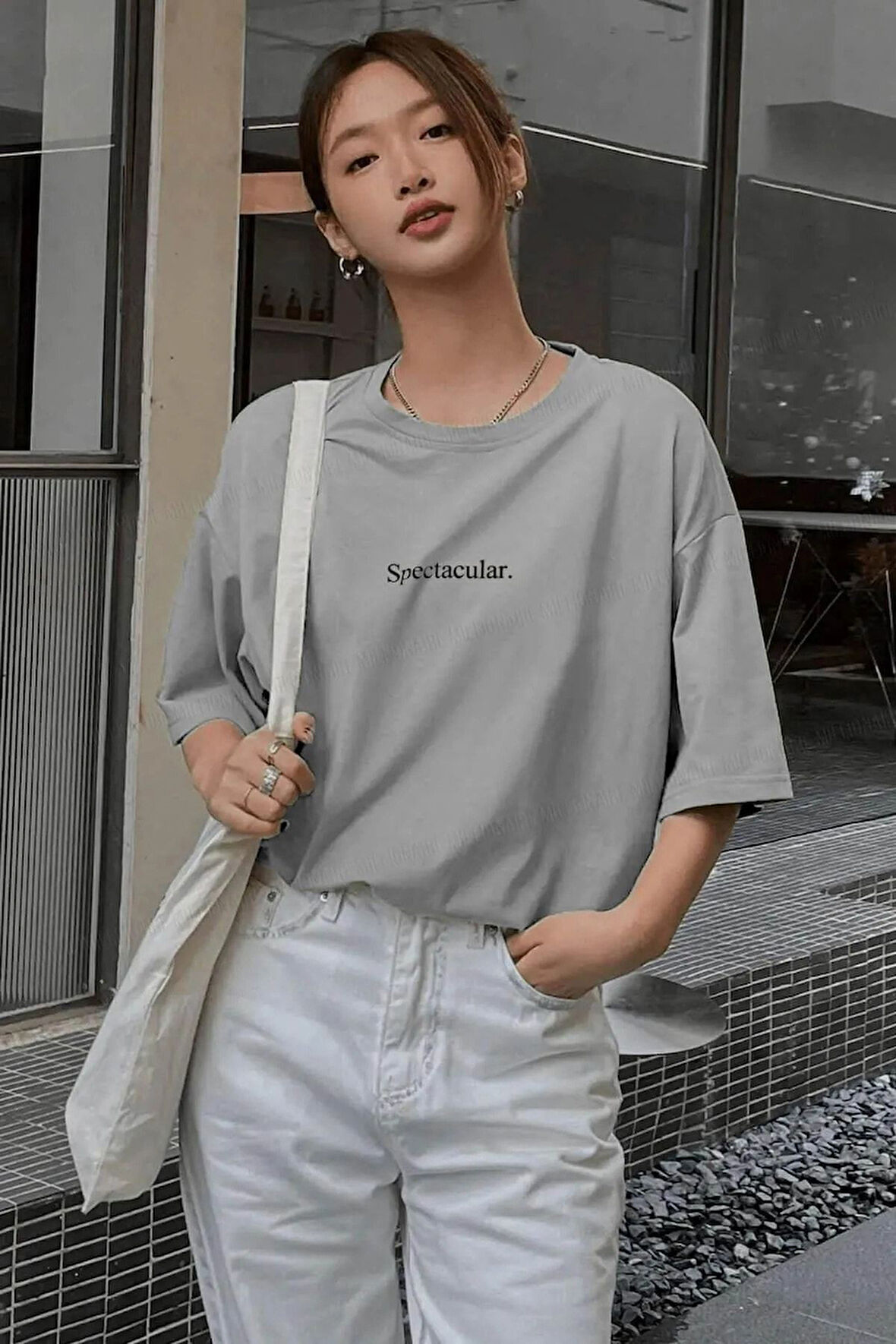 Spectacular Oversize Kadın T-shirt