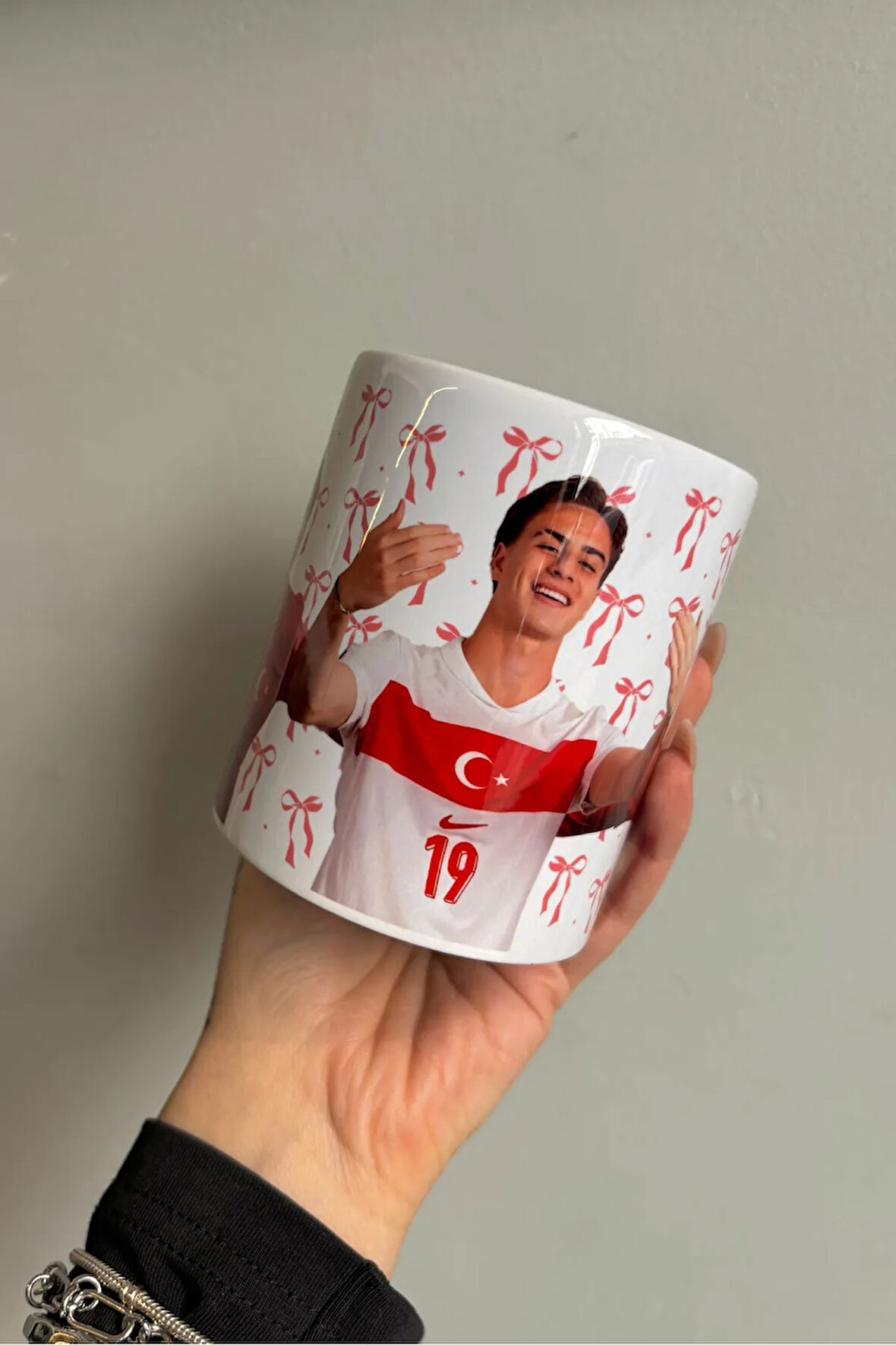 Kenan Yıldız Beyaz Porselen Kupa Bardak
