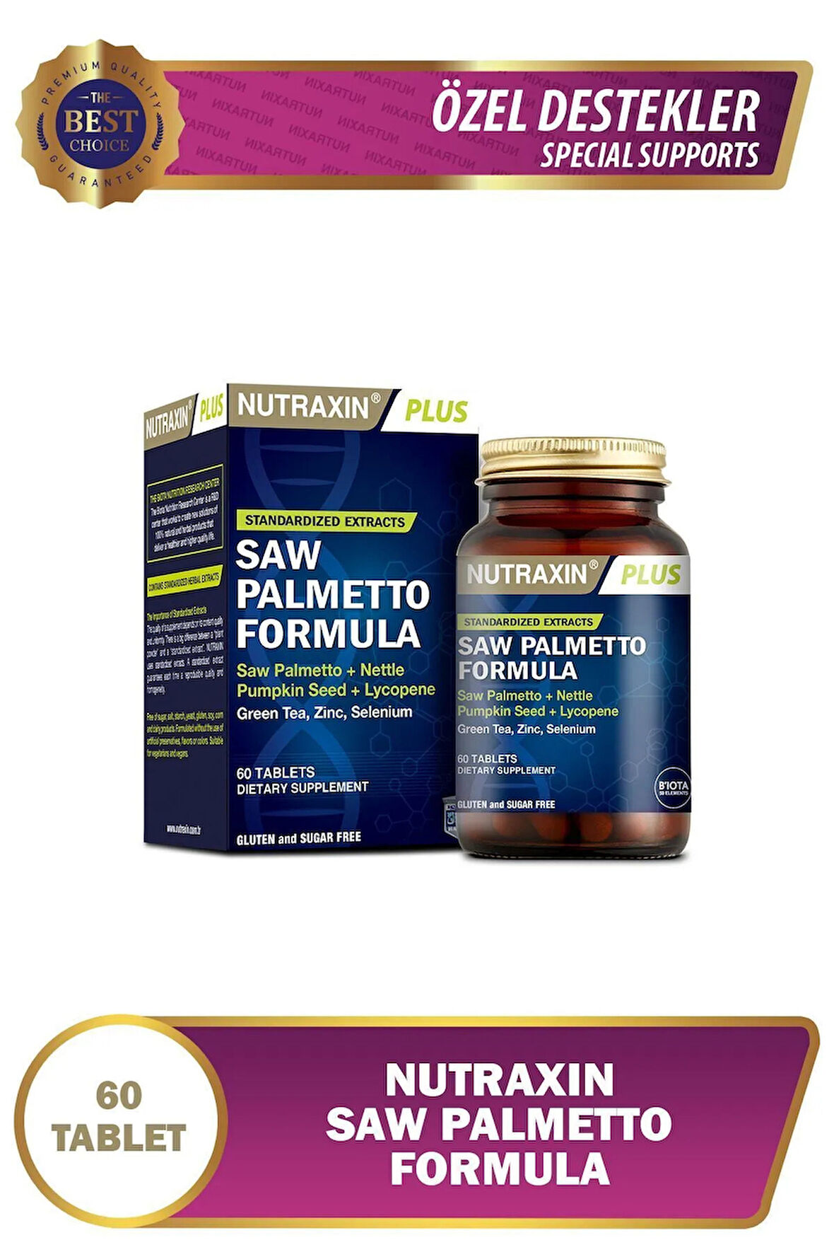 Saw Palmetto Formula 60 Tablet 3'Lu