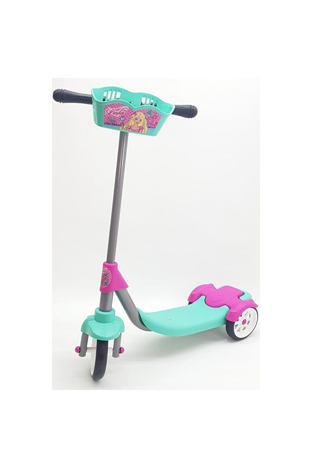 Linda 3 Tekerli Frenli Sepetli Scooter