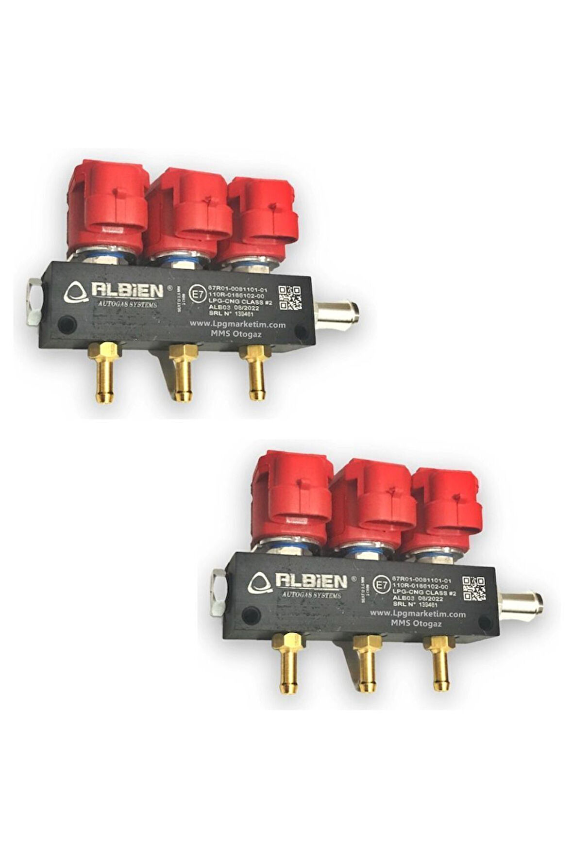 Albien 3+3 6 Silindir Lpg Enjektör Takımı 3 ohm Atiker Mimgas Uyumlu