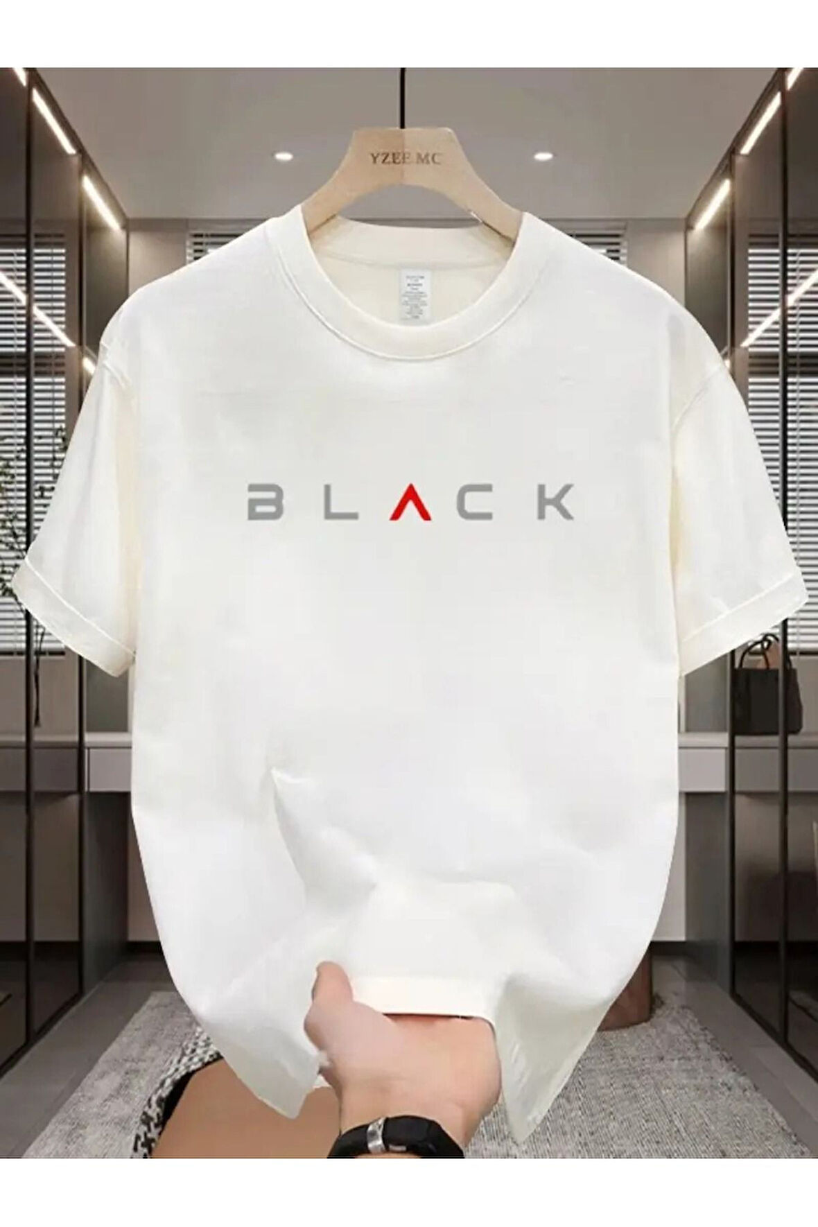 Newon Unisex Bisiklet Yaka Oversize Tshirt