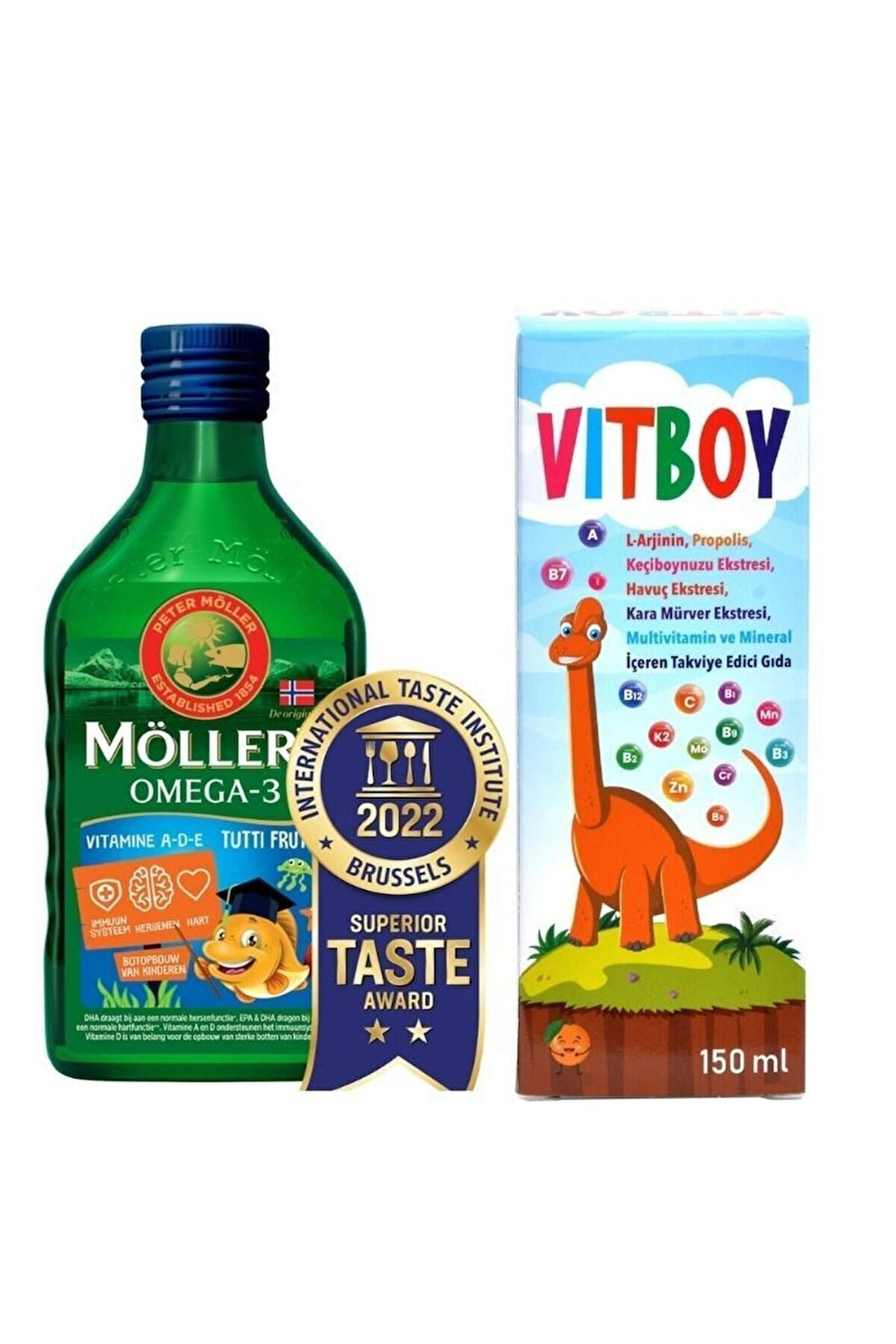 Tutti Frutti Balık Yağı 250 Ml-vitboy Multivitamin-mineral Içeren Takviye Edici Gıda 150 Ml