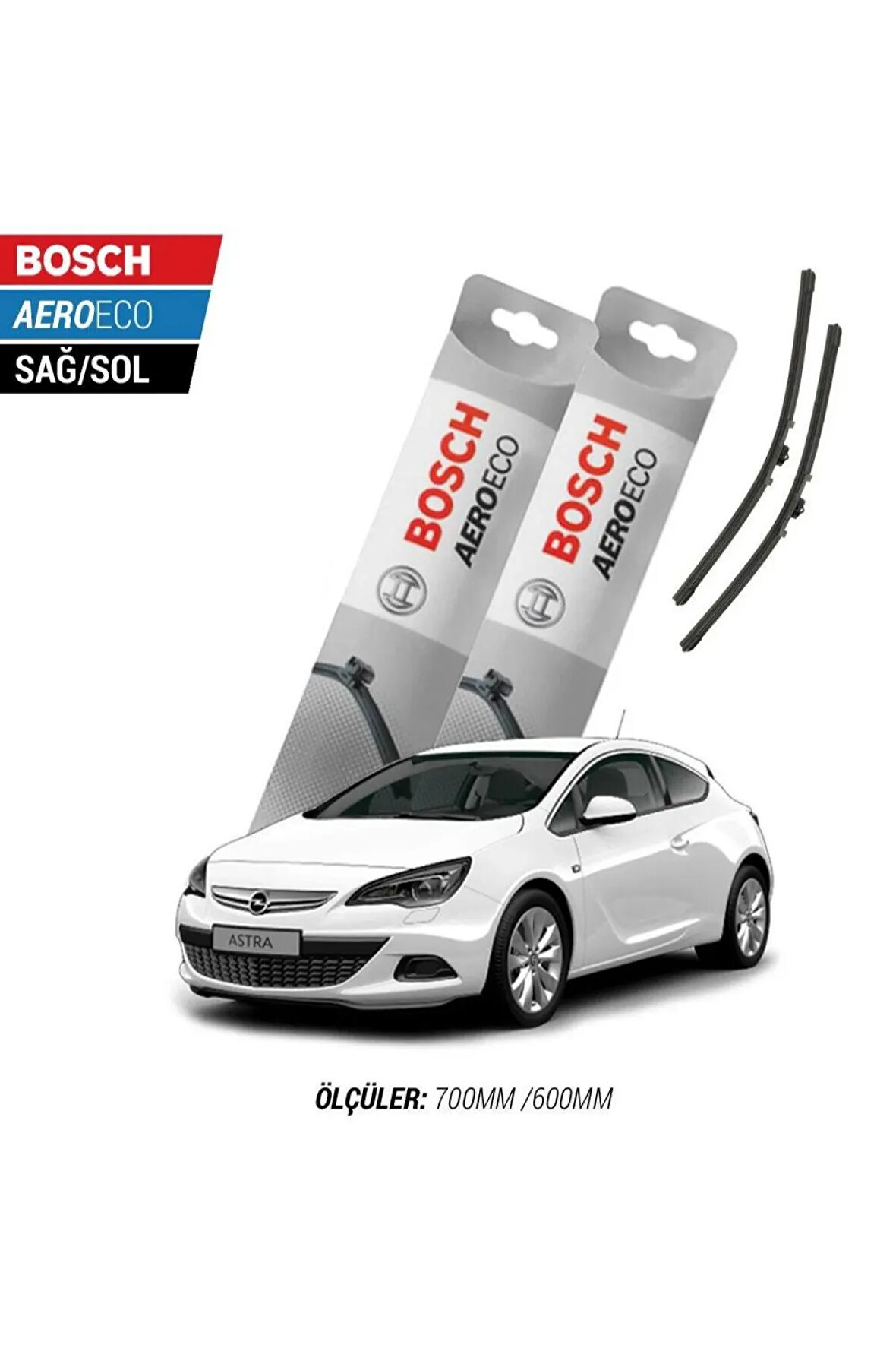 Opel Astra GTC 2012 Model Bosch Aeroeco Muz Silecek Takımı