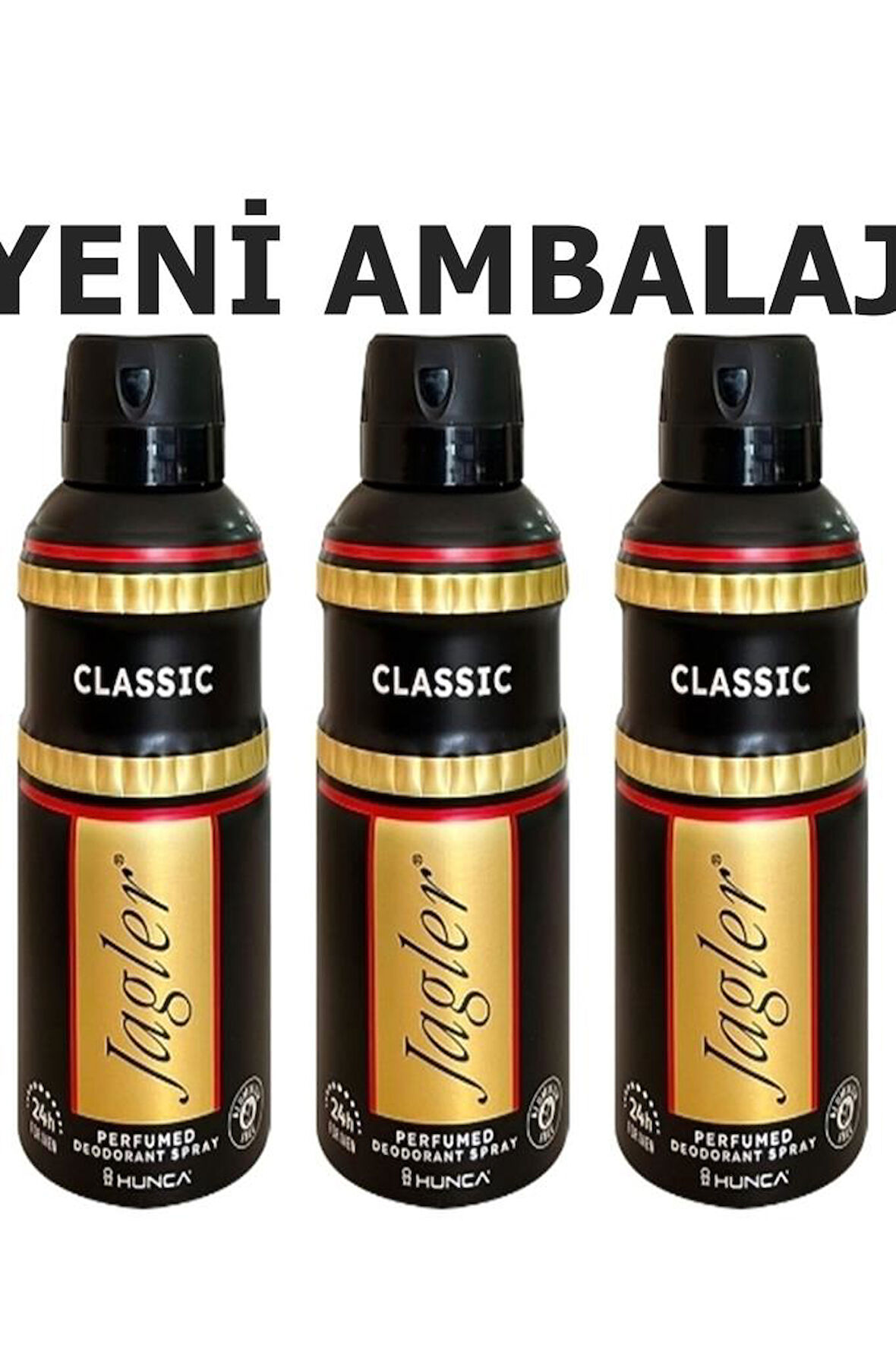 Jagler Erkek Sprey Deodorant 3 x 150 ML YENI AMBALAJ