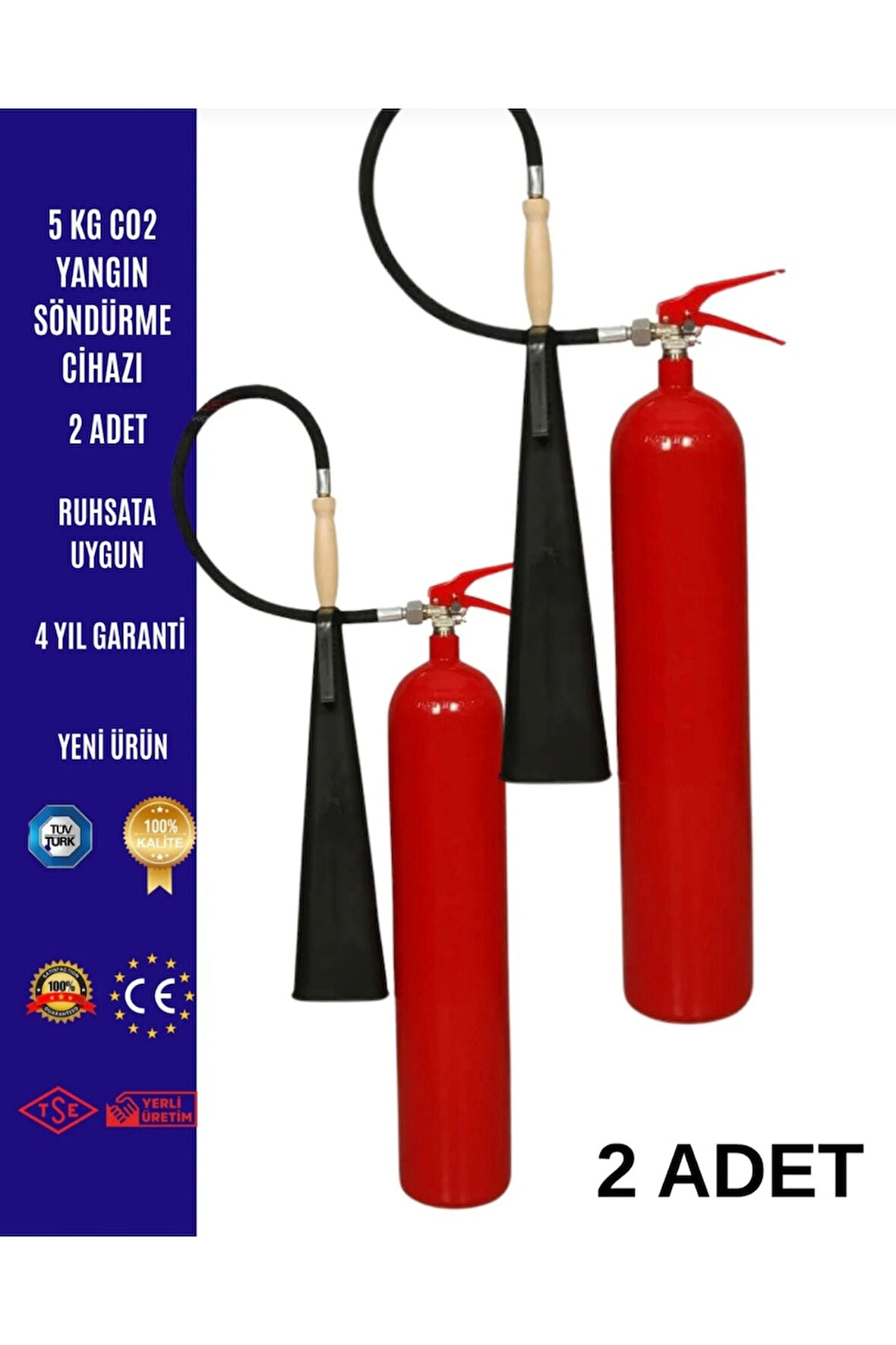5 KG CO2 YANGIN SÖNDÜRME CİHAZI 2 ADET