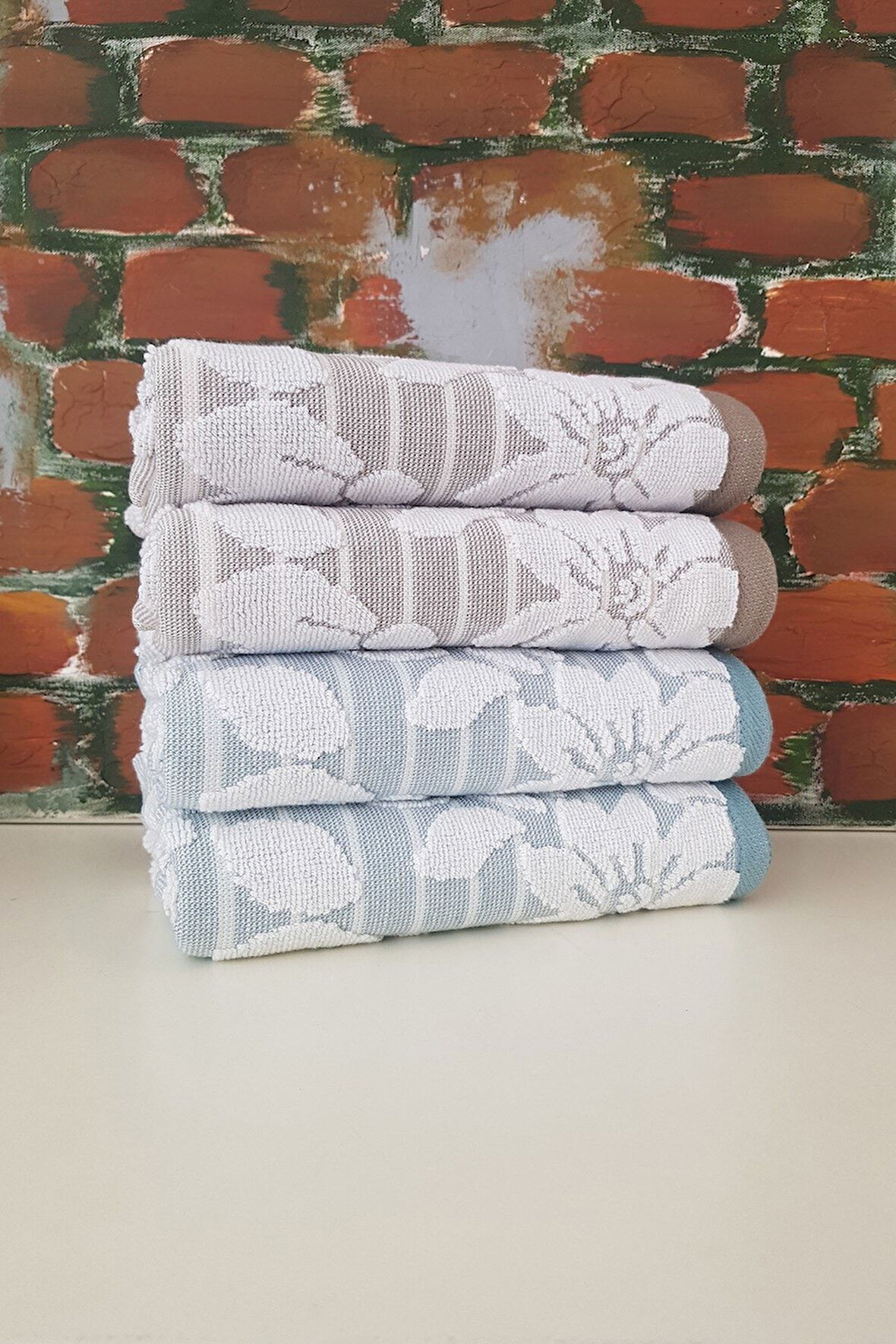 Özdilek Terra 4'lü Havlu - Mint Bej