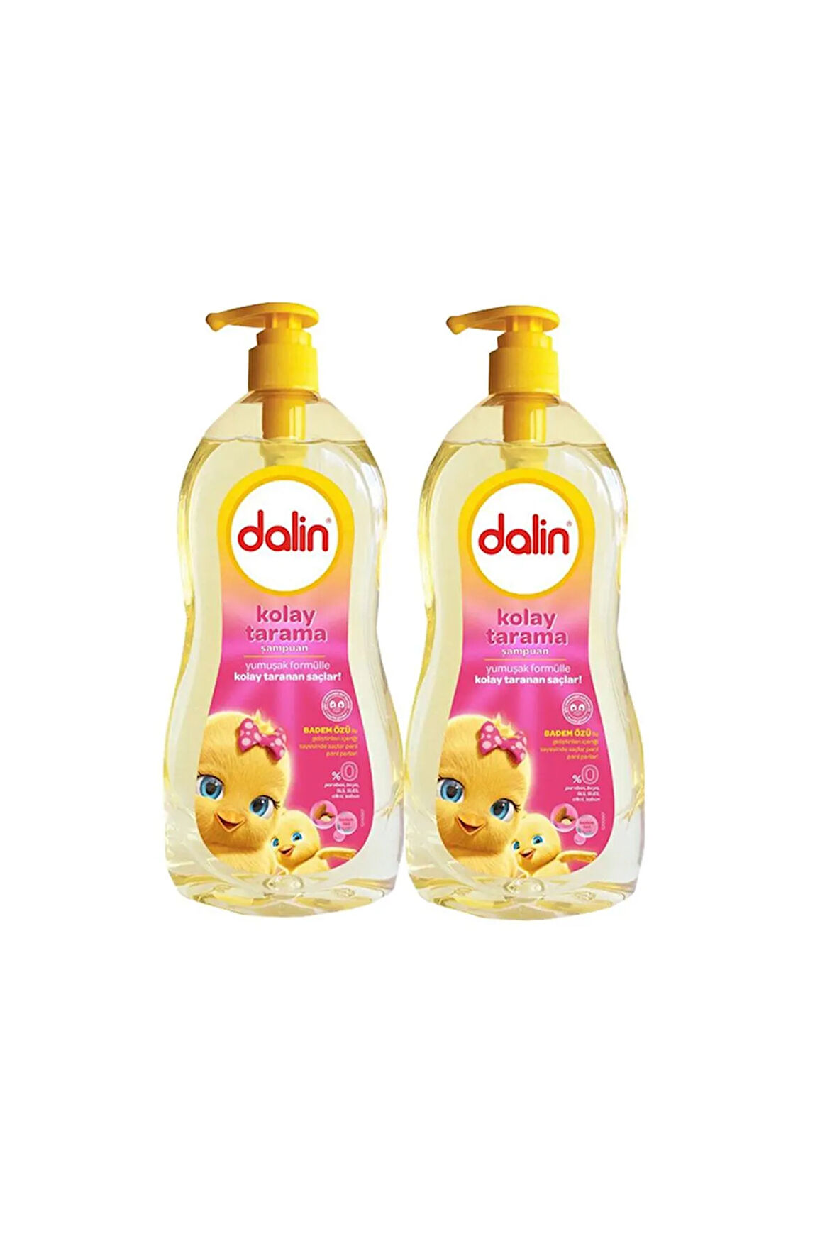 Badem Yağlı Kolay Tarama Şampuanı 700 ml x 2 Adet