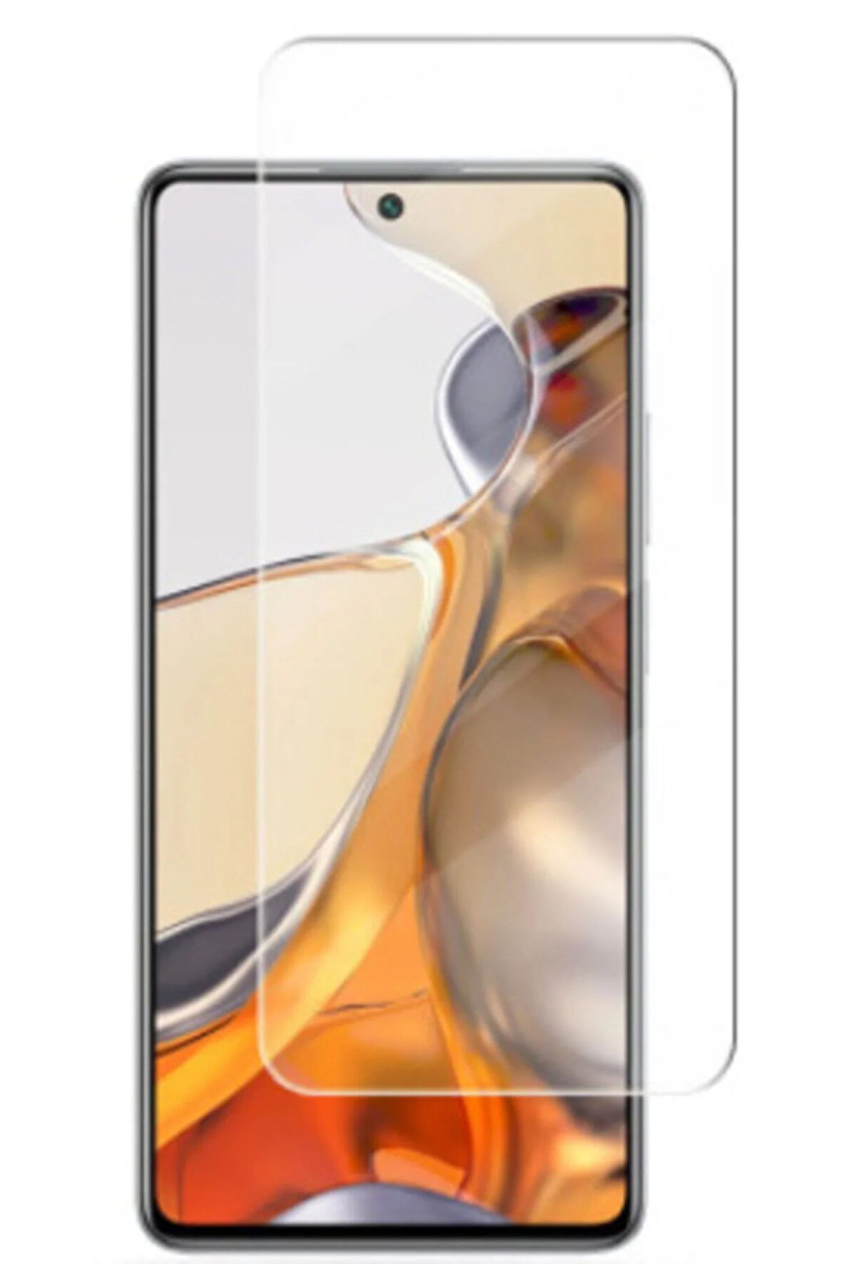 Xiaomi Mi 11t Pro Uyumlu  Kırılmaz Ekran Koruyucu Temperli Cam