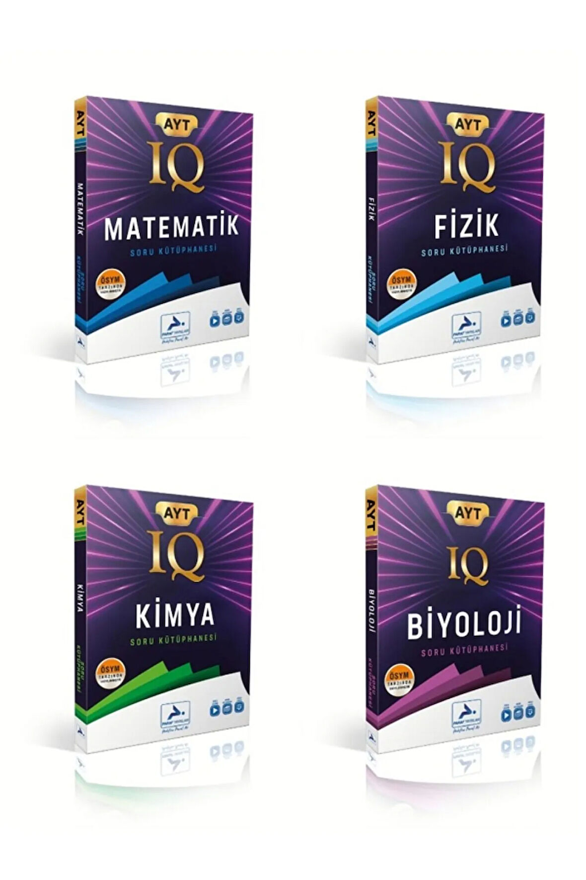 PARAF YAYINLARI AYT IQ MATEMATİK-FİZİK-KİMYA BİYOLOJİ SORU KÜTÜPHANESİ SAYISAL SET