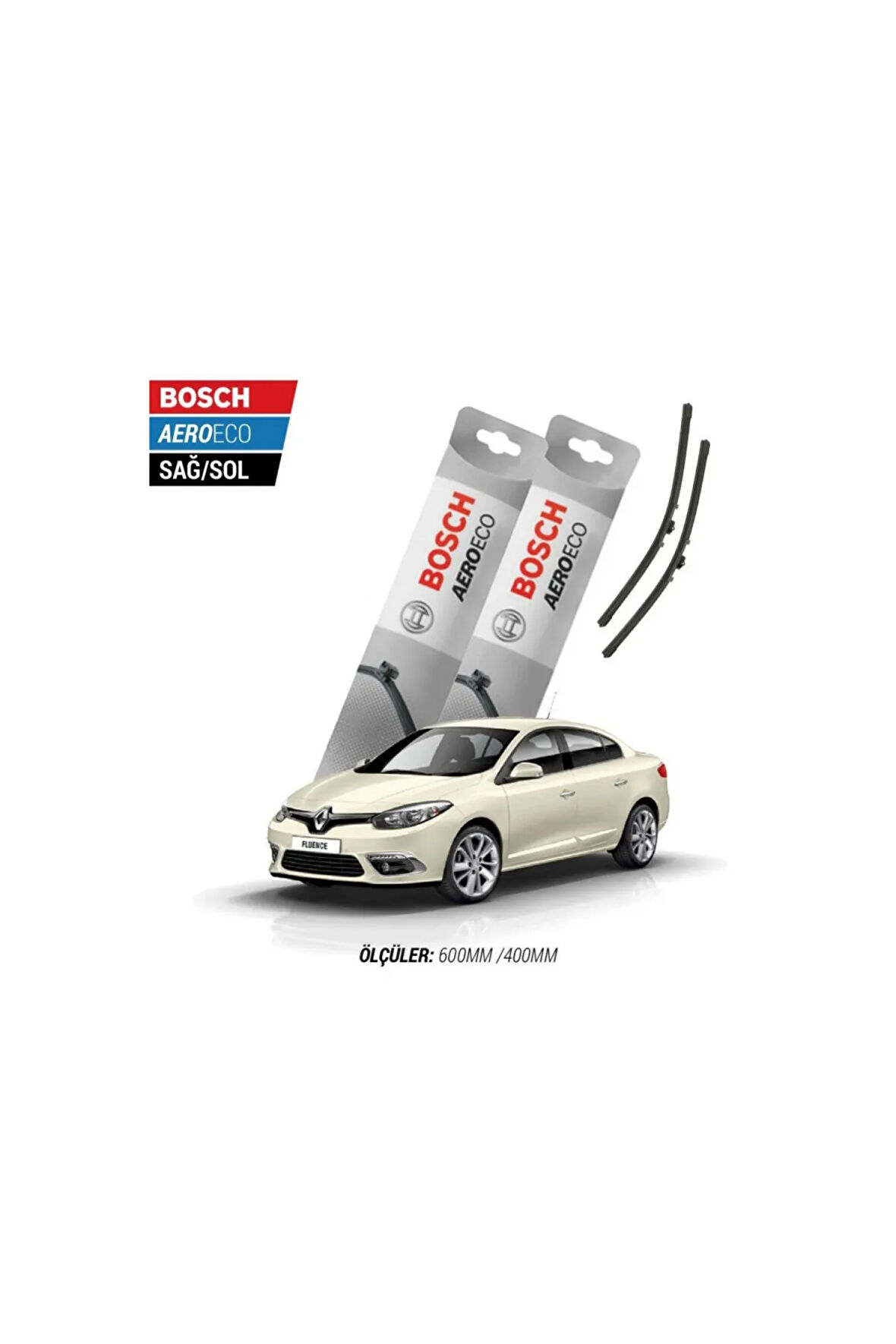 Renault Fluence 2015 Model Bosch Aeroeco Muz Silecek Takımı