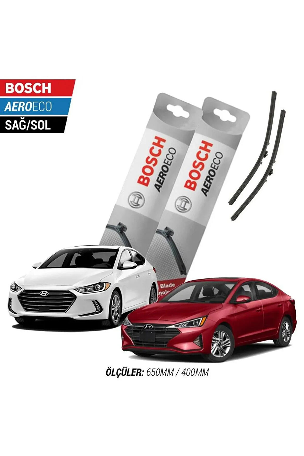 Hyundai Elantra 2019 Model Bosch Aeroeco Muz Silecek Takımı