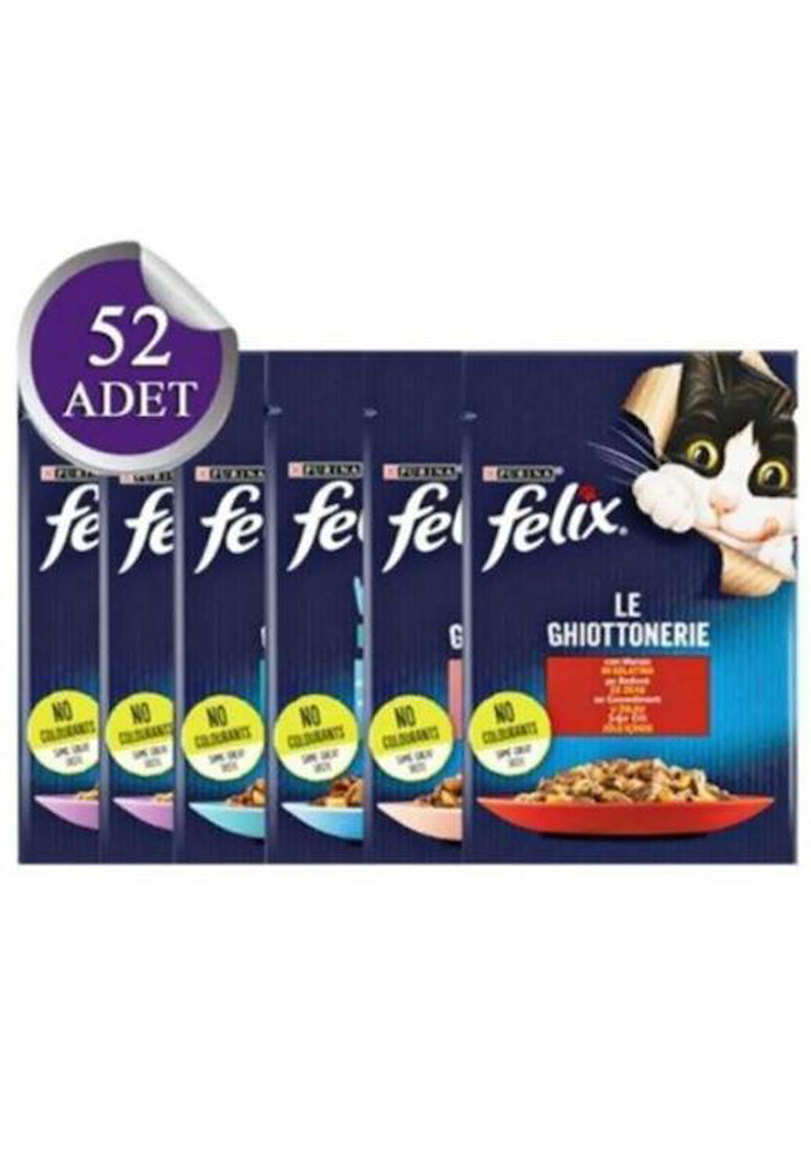 FELİX Karışık Yaş Kedi Maması 52 Adet