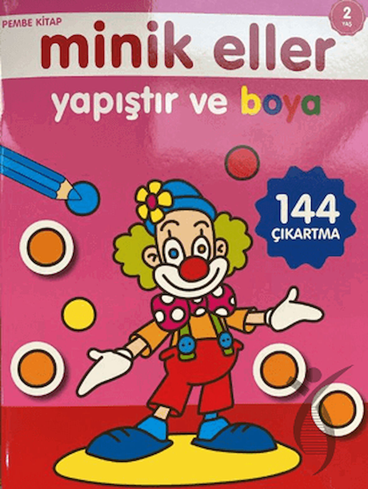 Minik Eller Yapıştır Ve Boya - Pembe Kitap