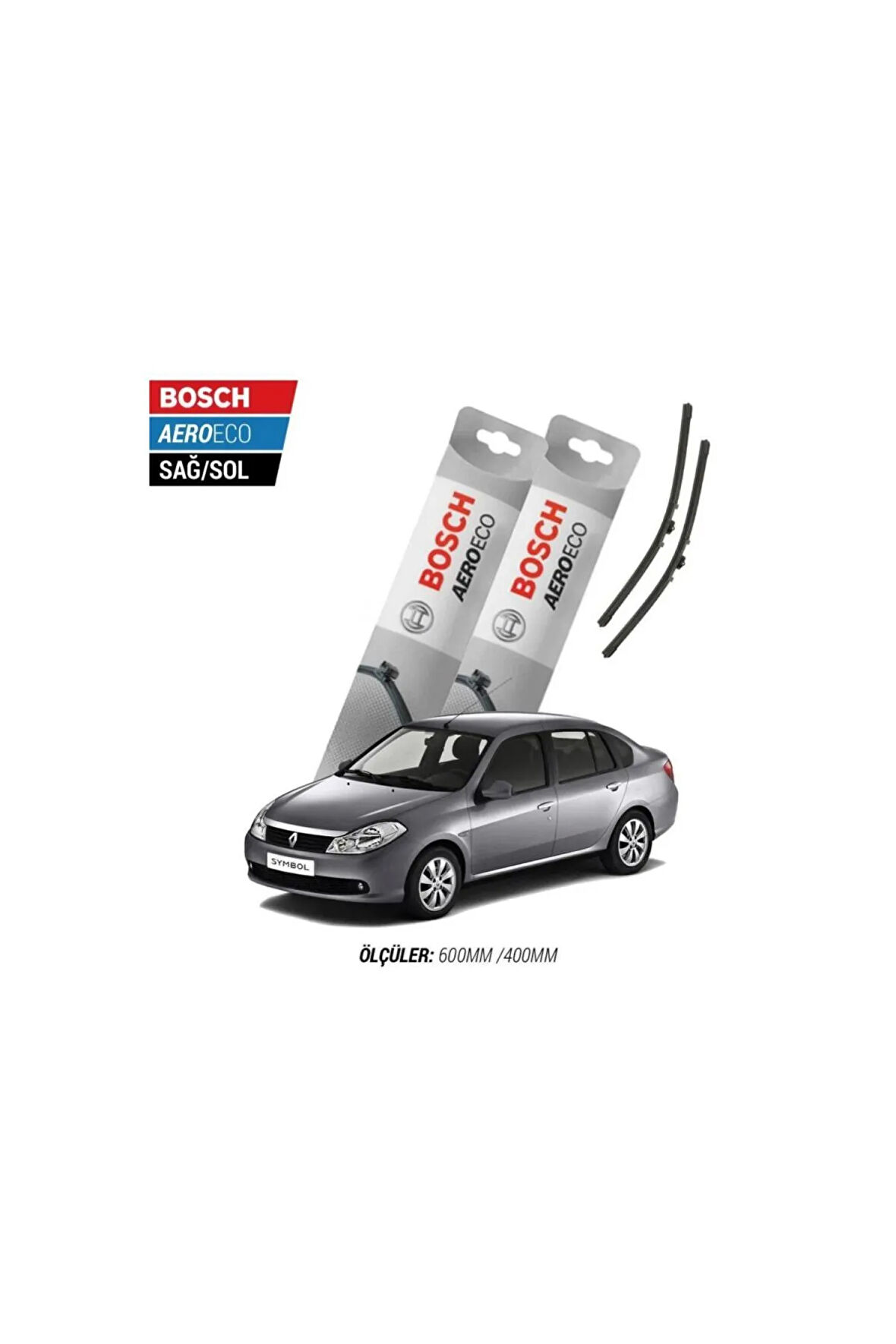 Renault Symbol 2008-2012 Model Bosch Aeroeco Muz Silecek Takımı