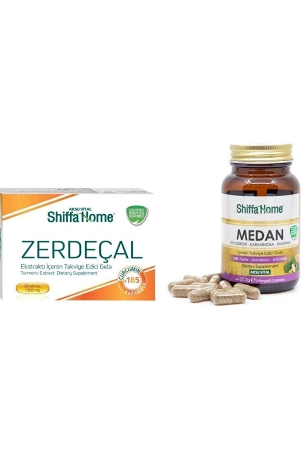 Zerdeçal Softjel Kapsül & Medan Kapsül Enginar Devedikeni Hindiba