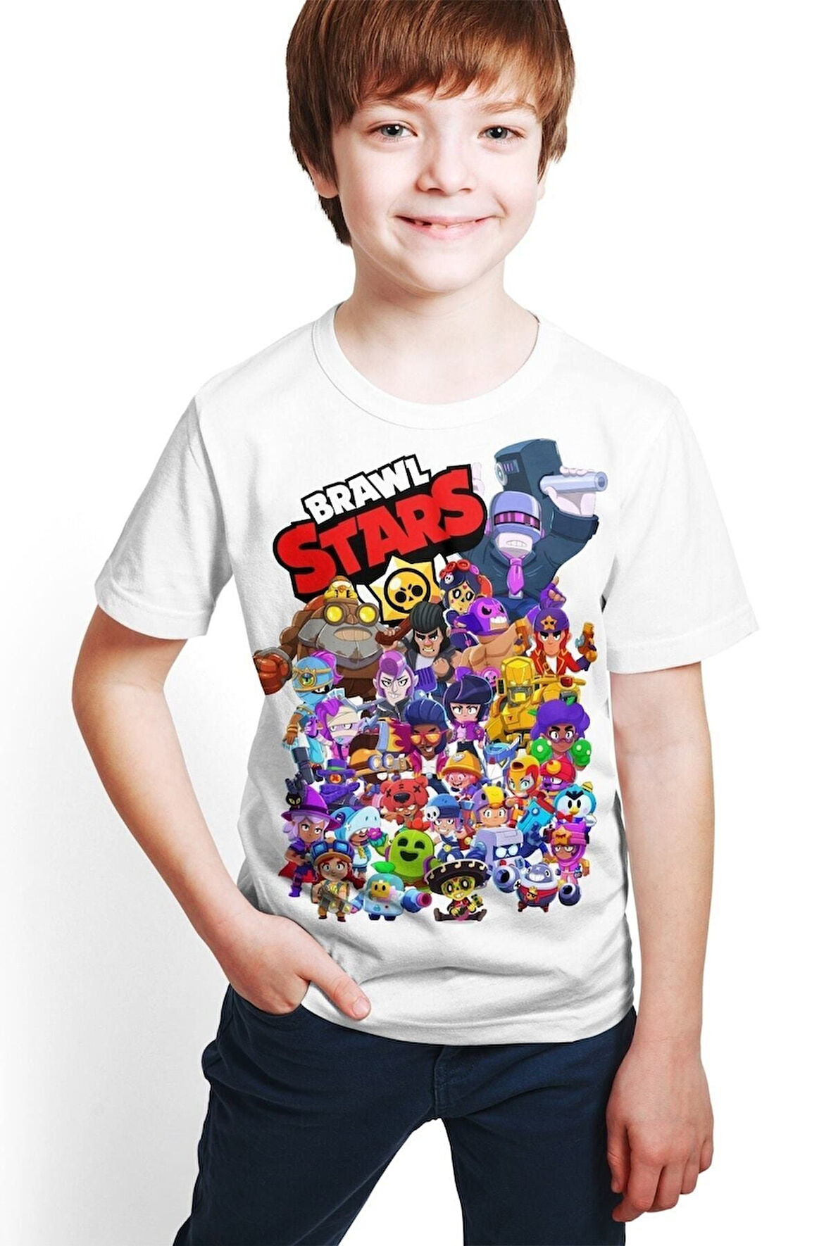 Brawl Stars Baskılı Çocuk T-shirt garalio