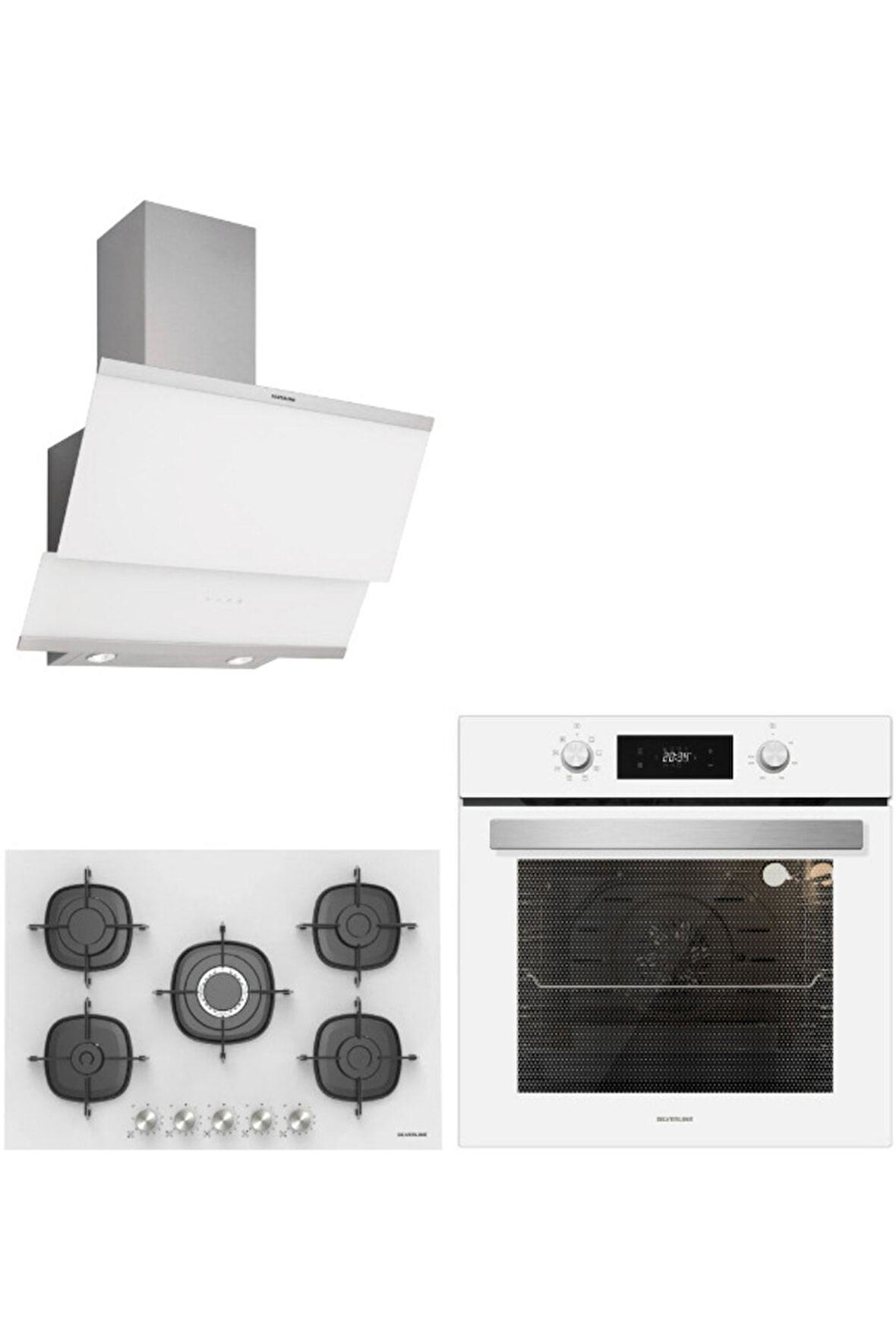 Silverline 3'lü Ankastre Set (bo6504w01-3420 W Cla-cs5622w01)