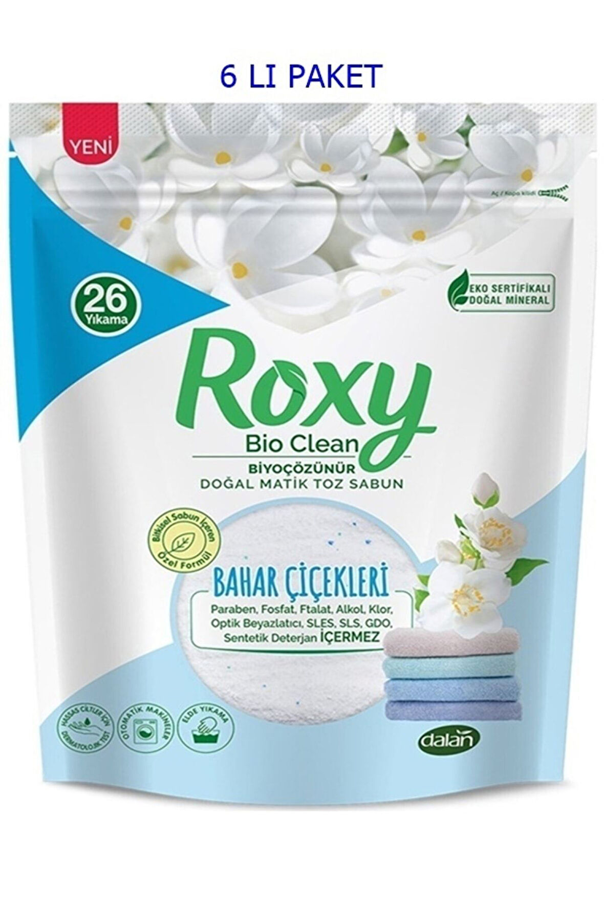 Dalan Roxy Toz Sabun Bahar Çiçekleri 4 x 800 GR