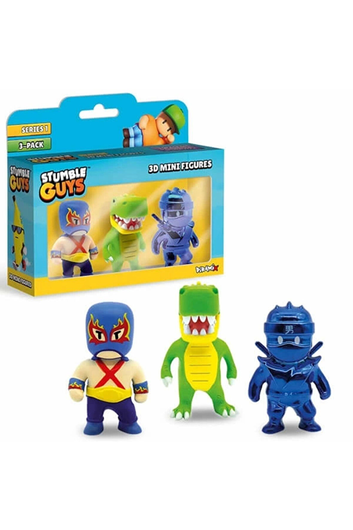 Stumble Guys 3’lü Mini Figür Seti S1 TUY01000
