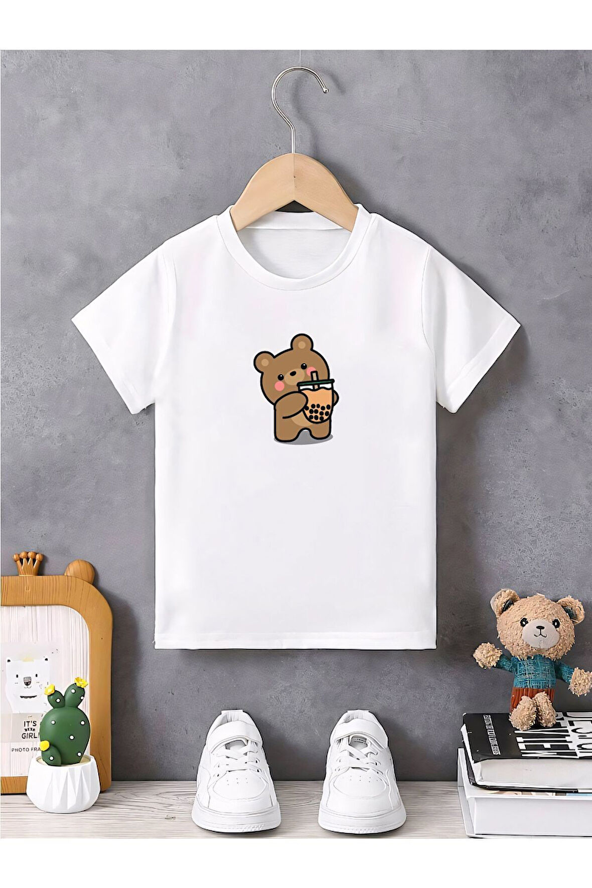 TREND Model Baskılı Çocuk Tişört 4 Yaş /13 Yaş Arası