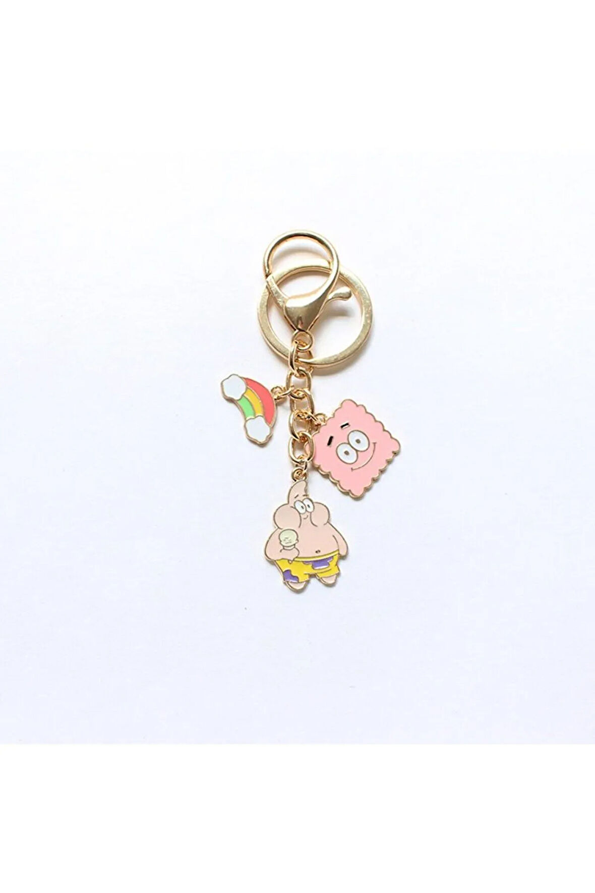 Patrick ve Sünger Bob Charm Anahtarlık