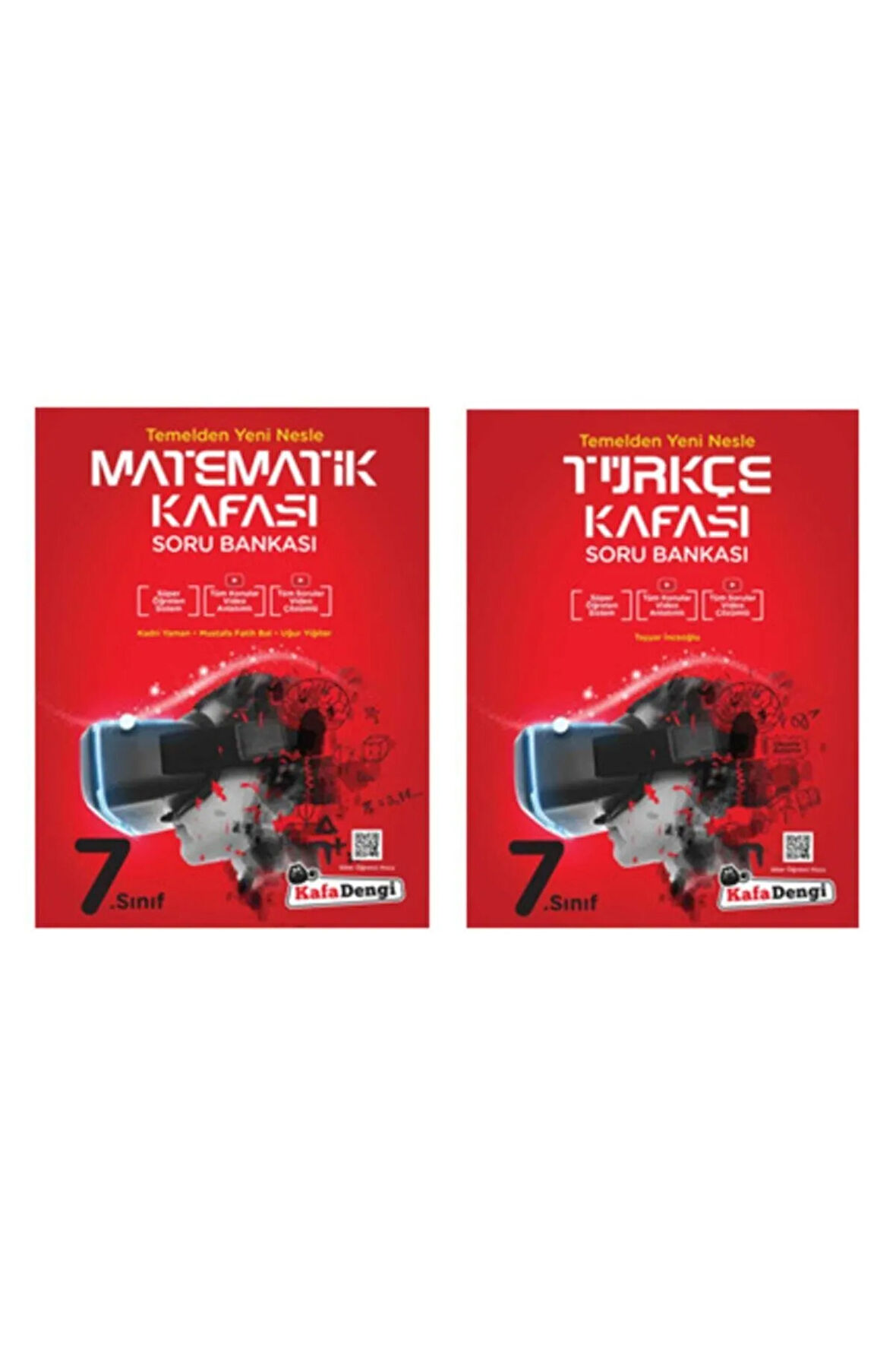 KAFA DENGİ YAYINLARI 7. Sınıf Türkçe + Matematik Kafası Soru Bankası