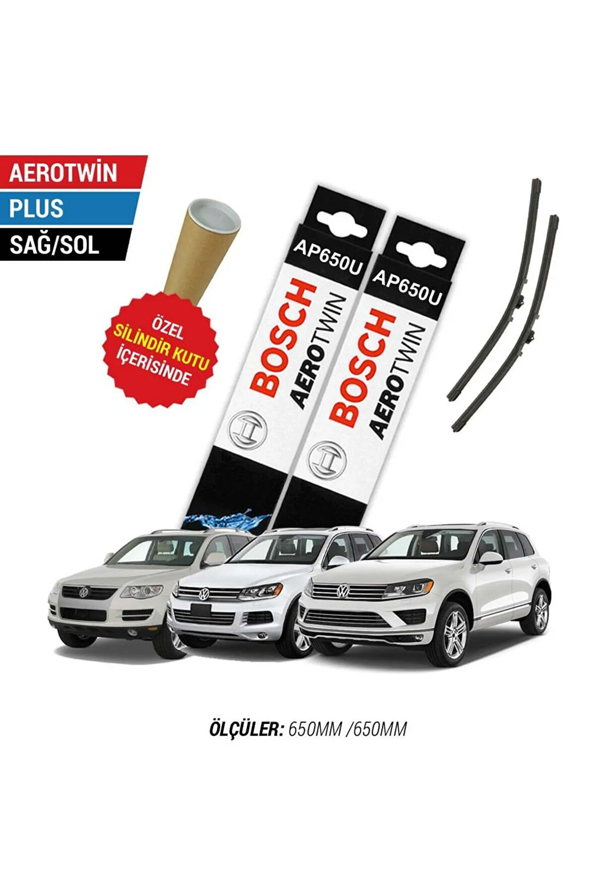 VW Touareg Silecek Takımı (2008-2016) Bosch Aerotwin Plus