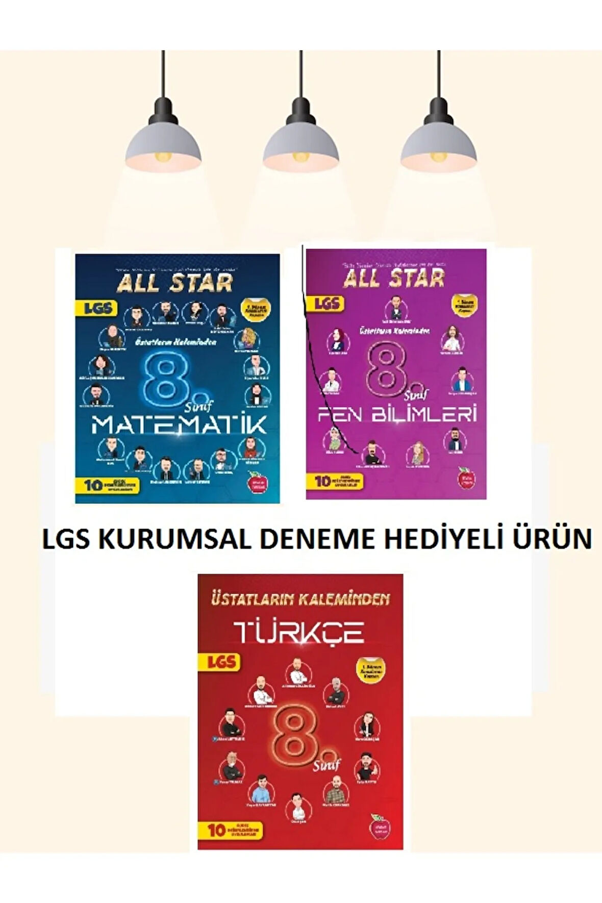 Newton Yayınları All Star 8. Sınıf LGS 1. Dönem Türkçe Matematik Fen Süreç Değerlendirme 2025 Model