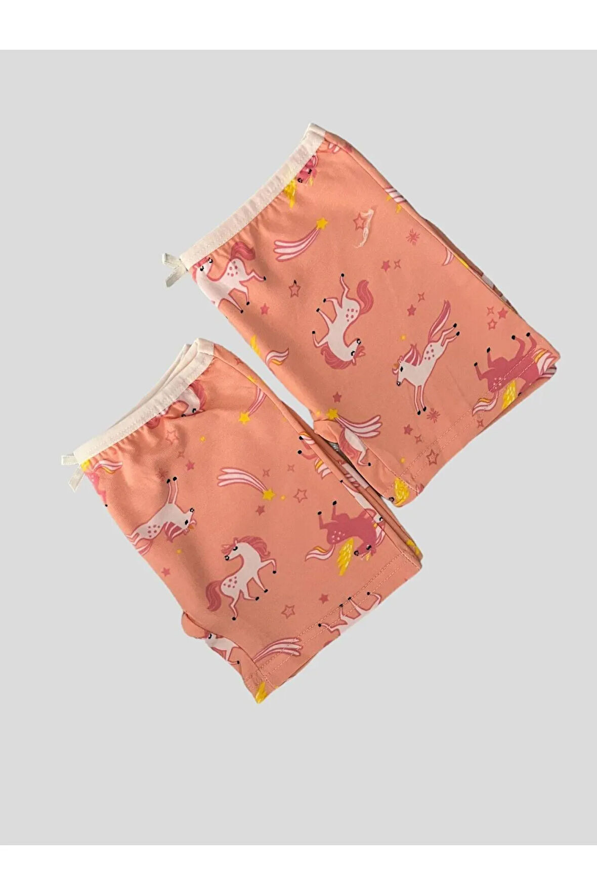 Kız Çocuk Pamuklu Unıcorn Desenli 2'li Boxer
