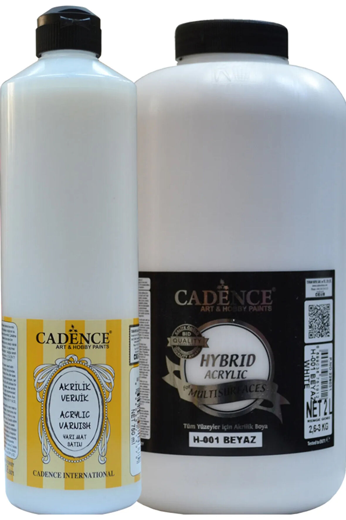 Multisurfaces  H-001 Beyaz 2 lt+ Satin Vernik 750 ml