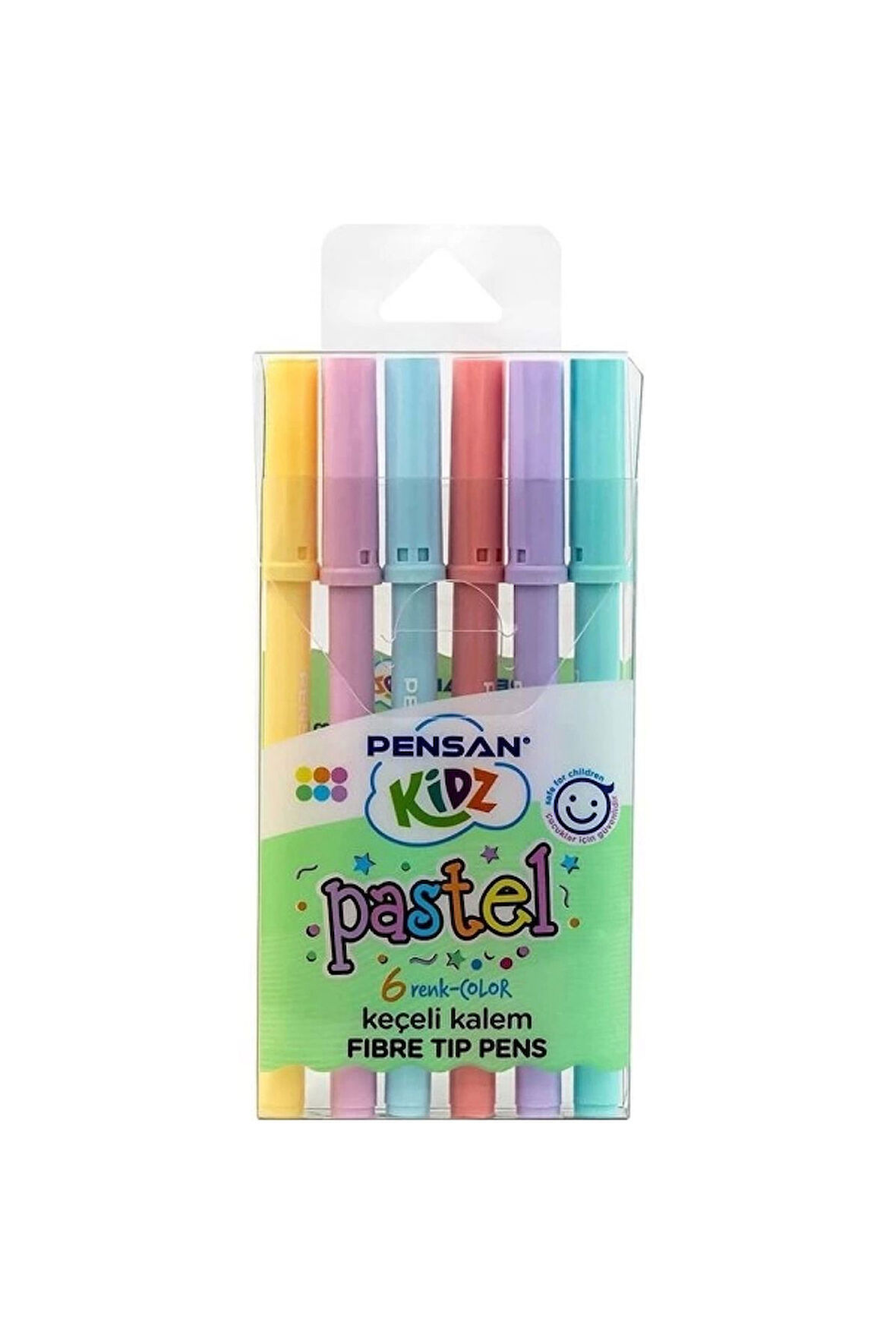 Kidz 6 Renk Pastel Keçeli Kalem