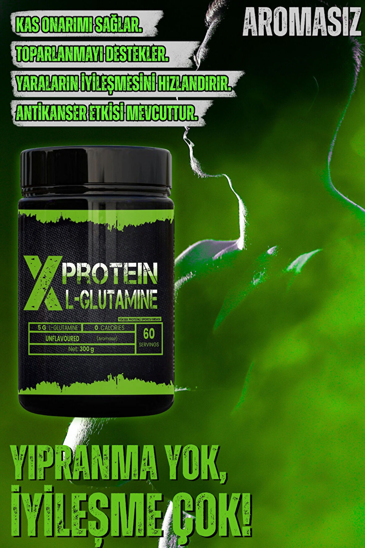 Xprotein L-Glutamine 300 Gr Aromasız (Amino Asit Takviyesi)