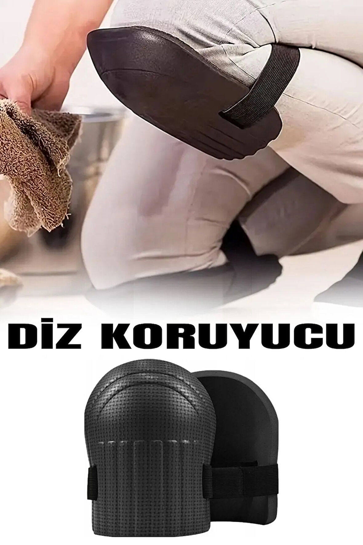 2 Adet Dizlik Sağlam&hafif Otomobil Tamir, Inşaat Işleri Için, Su Geçirmez Seramikçi Dizliği