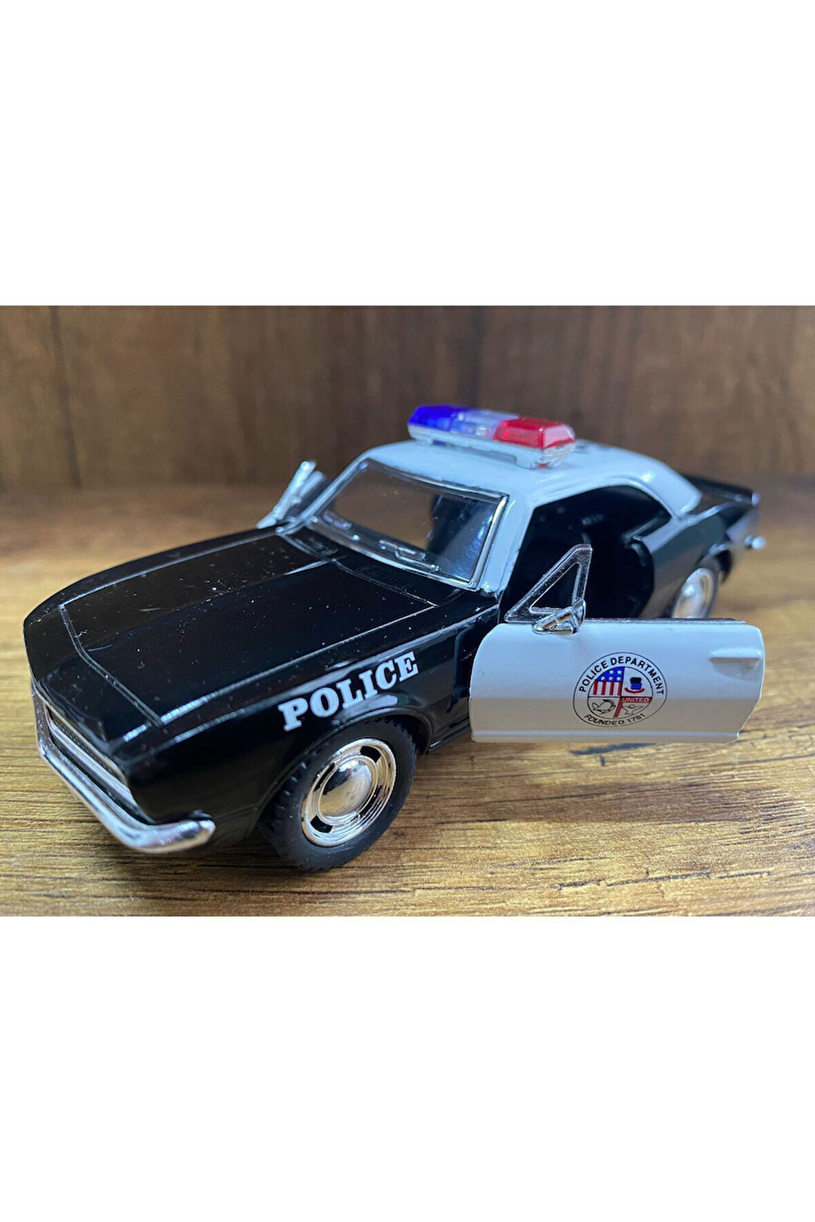 Polis Çek Bırak Lisanslı Model Araba Oyuncak Araba 1967 Camaro Oyuncak Polis Arabası Camaro