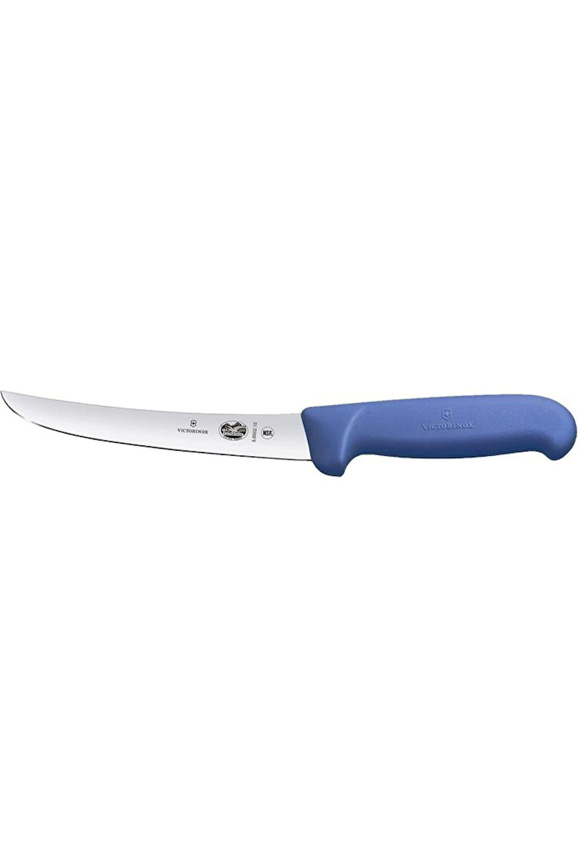 Victorinox 5.6502.15 15cm Mavi Kavisli Geniş Ağız Sıyırma Bıçağı (7611160509642)