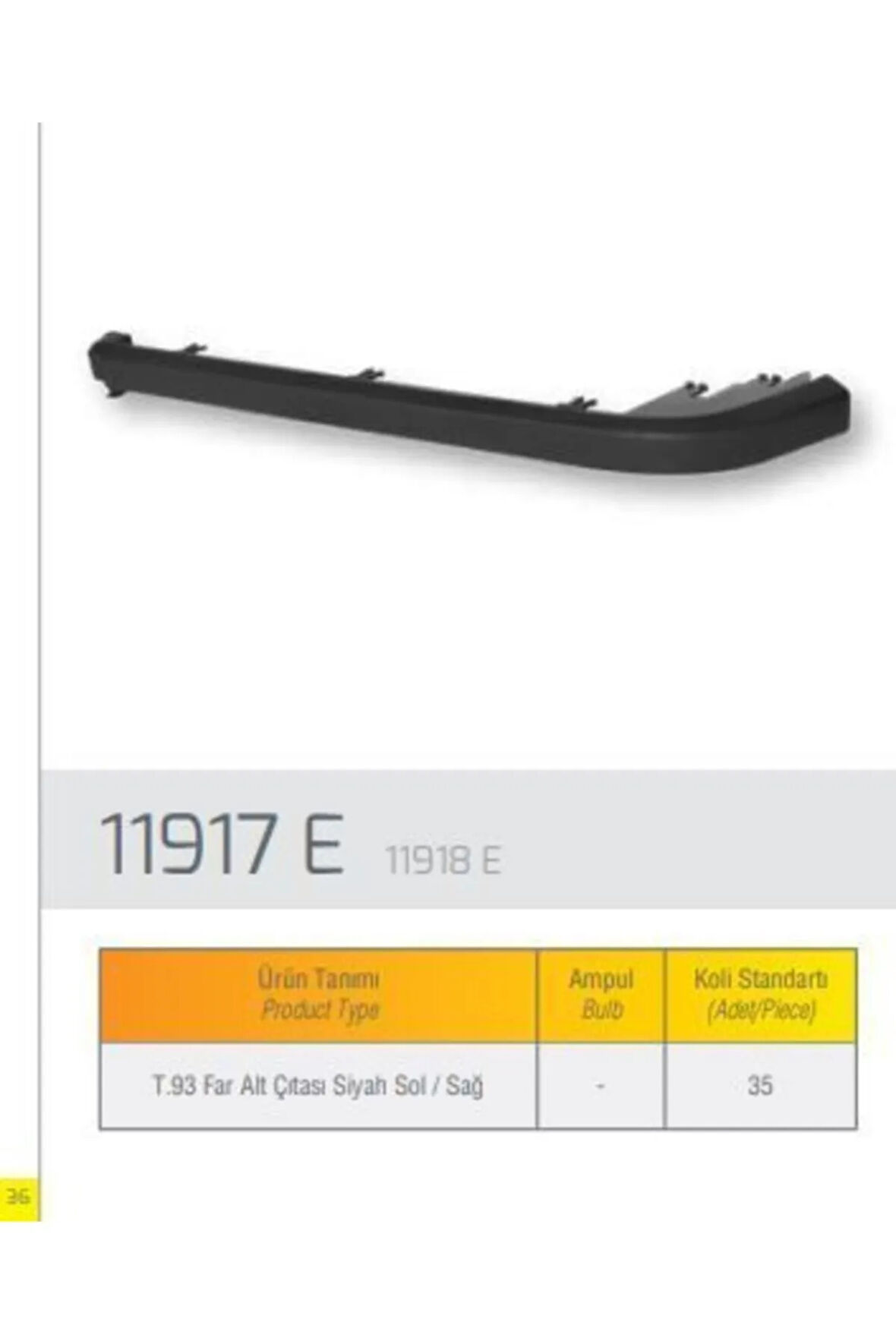 Far-11918 - Far Cıtası Sag Alt Fıat M131 93 Model