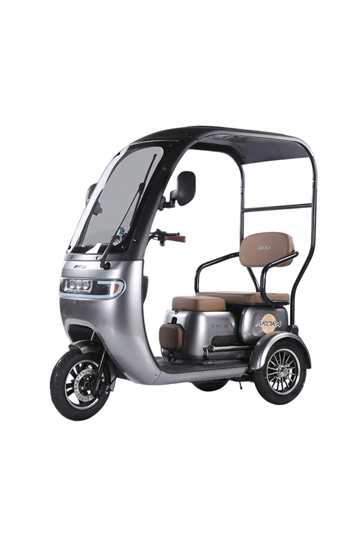 Rüzgar PRO 3 Tekerlekli 5 Akülü Elektrikli Motosiklet - Kırmızı