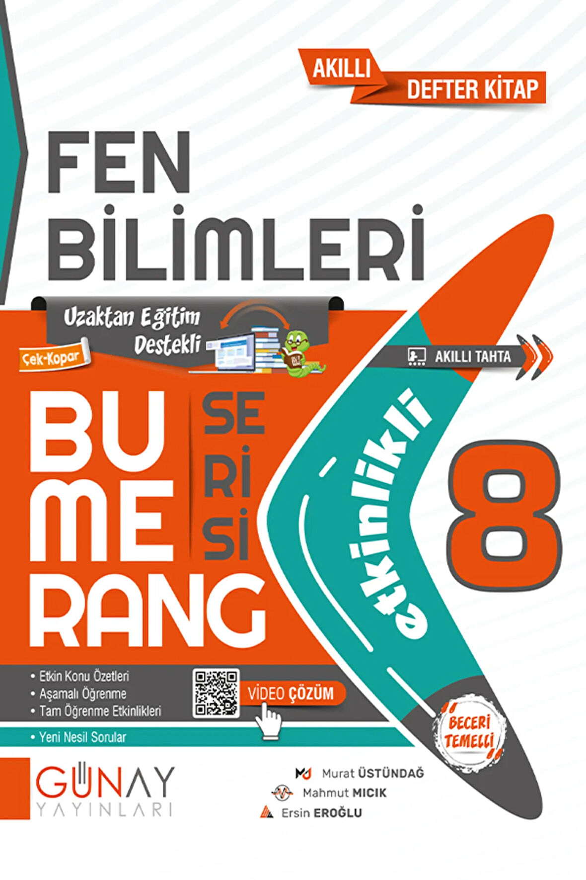 8.SINIF LGS BUMERANG FEN BİLİMLERİ ETKİNLİKLİ AKILLI KİTAP  2024-2025 YENİ MÜFREDATA UYGUN