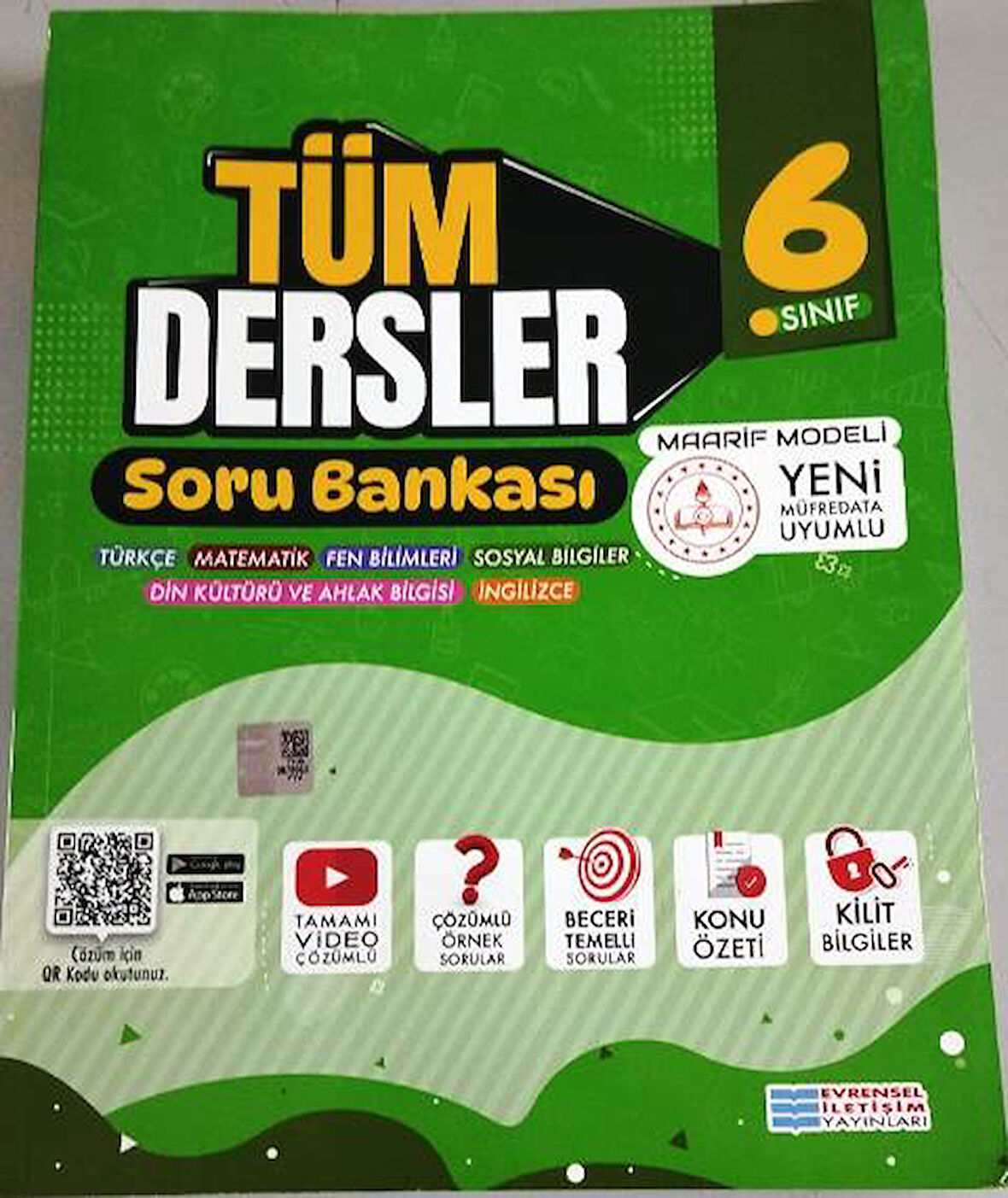 6. Sınıf Tüm Dersler Soru Bankası Maarif Modeli