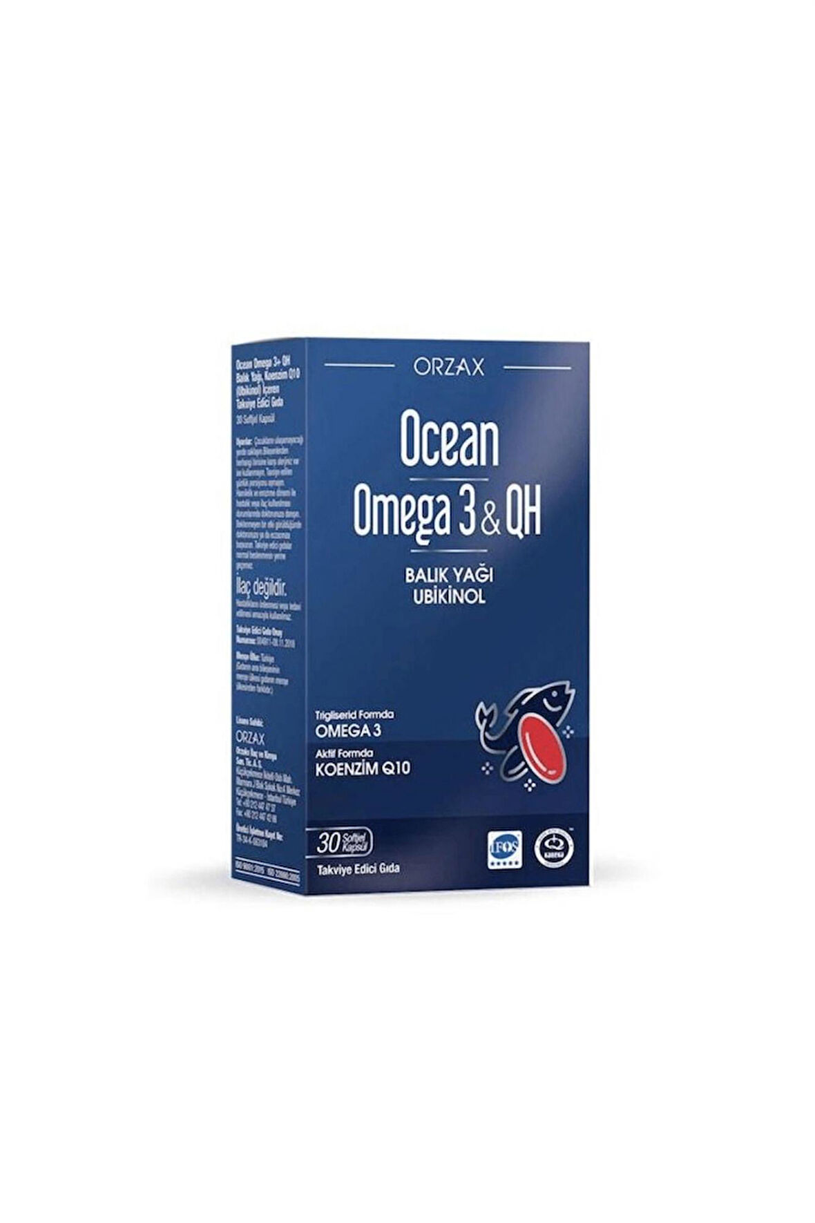 Ocean Omega 3 & Qh 30 Yumusak Kapsul