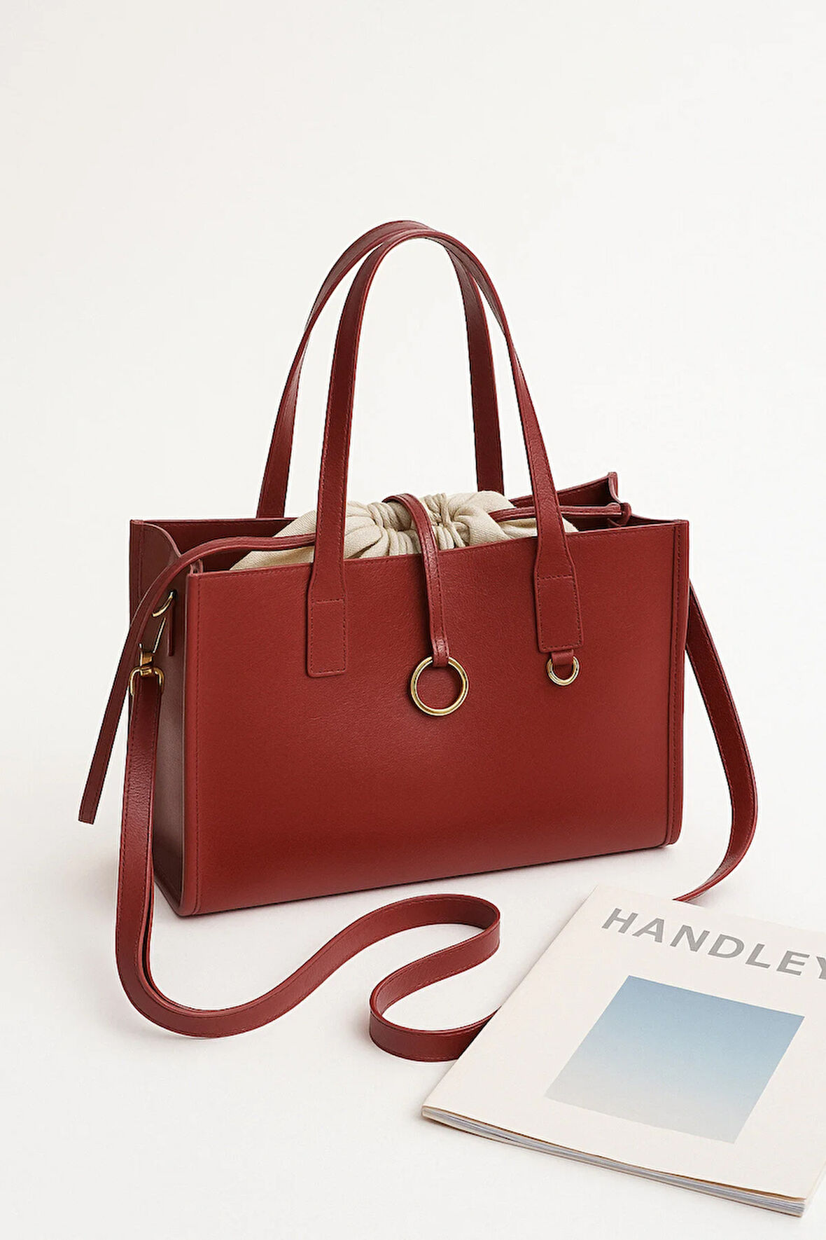 Luxe Halo Bag – Halkalı Omuz & Çapraz Çanta