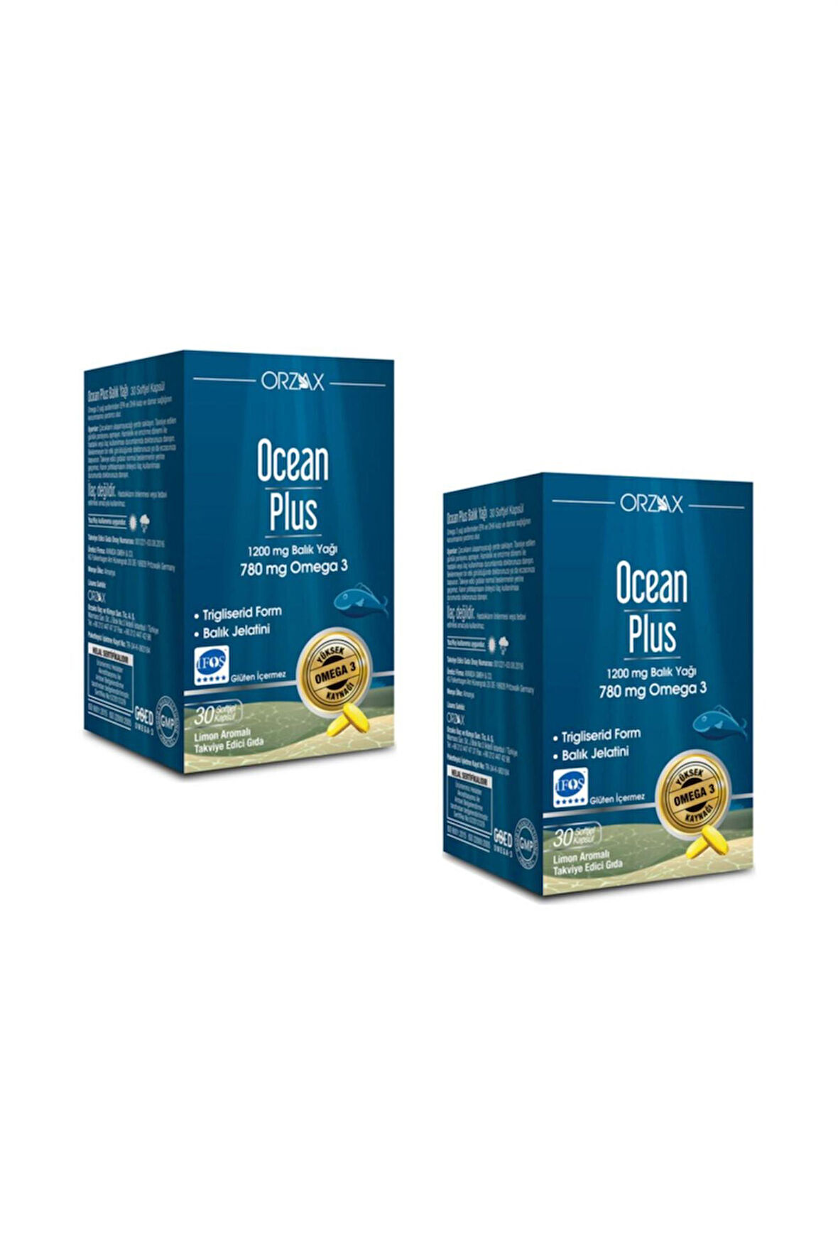 Ocean Plus 1200 mg 30 Kapsül 2 Adet